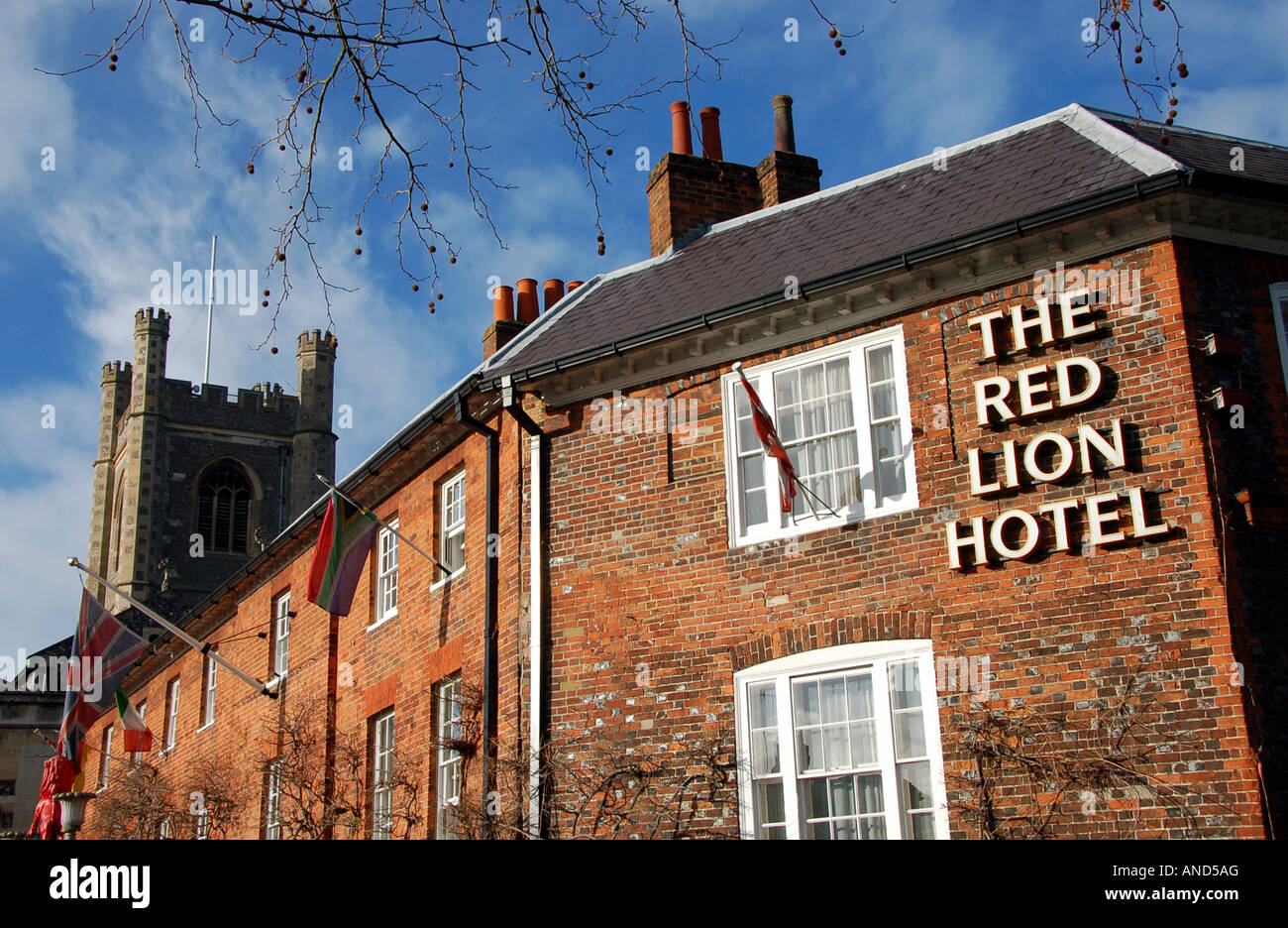 Il Red Lion Hotel a Henley-on-Thames, Regno Unito Foto Stock