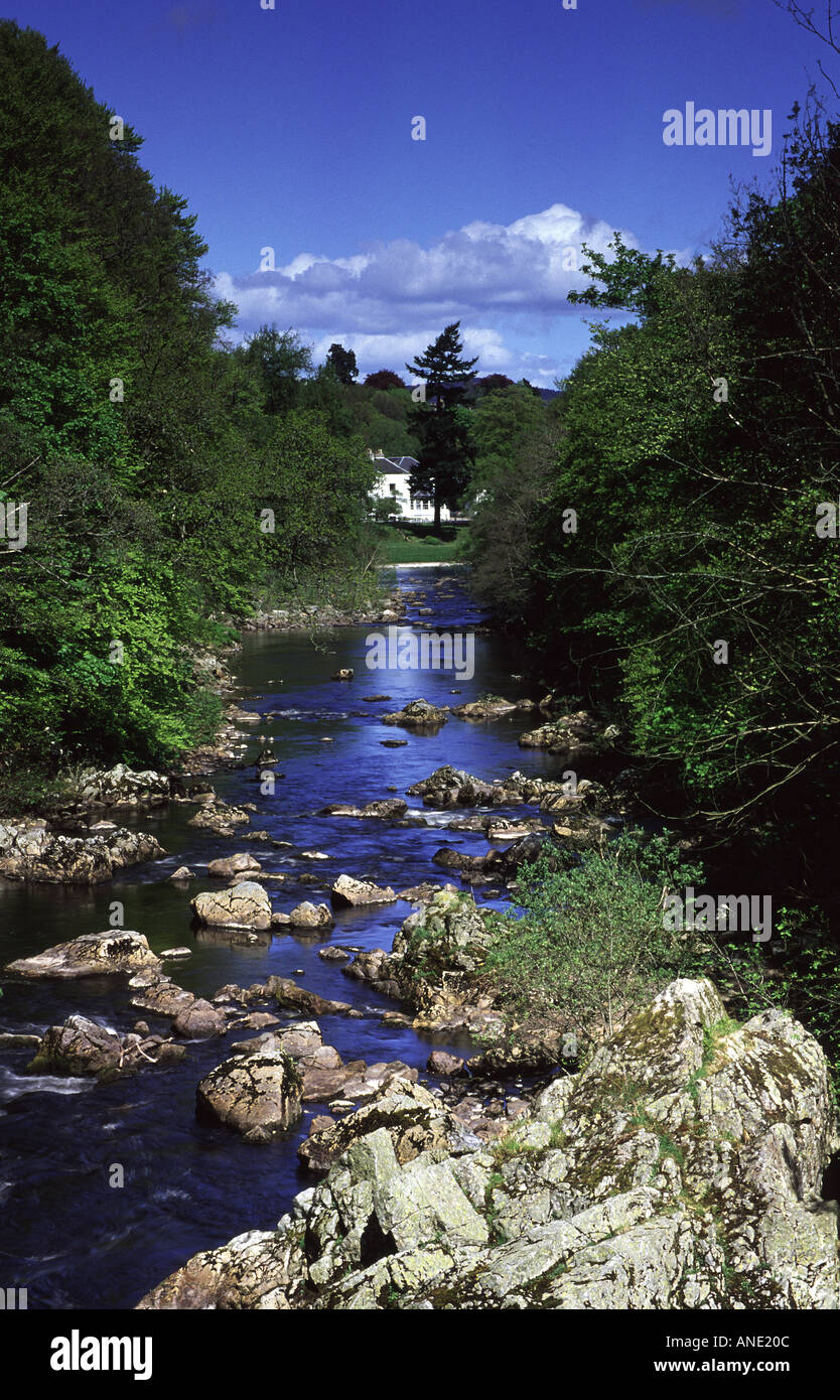 Acqua di Feugh Banchory Scozia Scotland Foto Stock