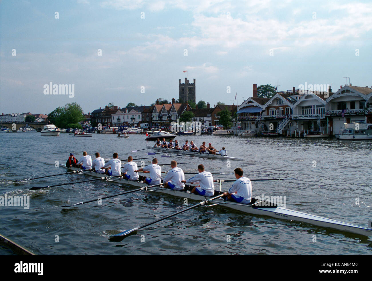 Henley Royal Regatta Oxfordshire England Regno Unito Foto Stock