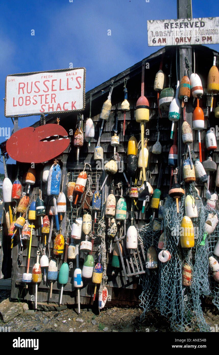 Lobster Shack Perkins Cove Ogunquit Maine Foto Stock