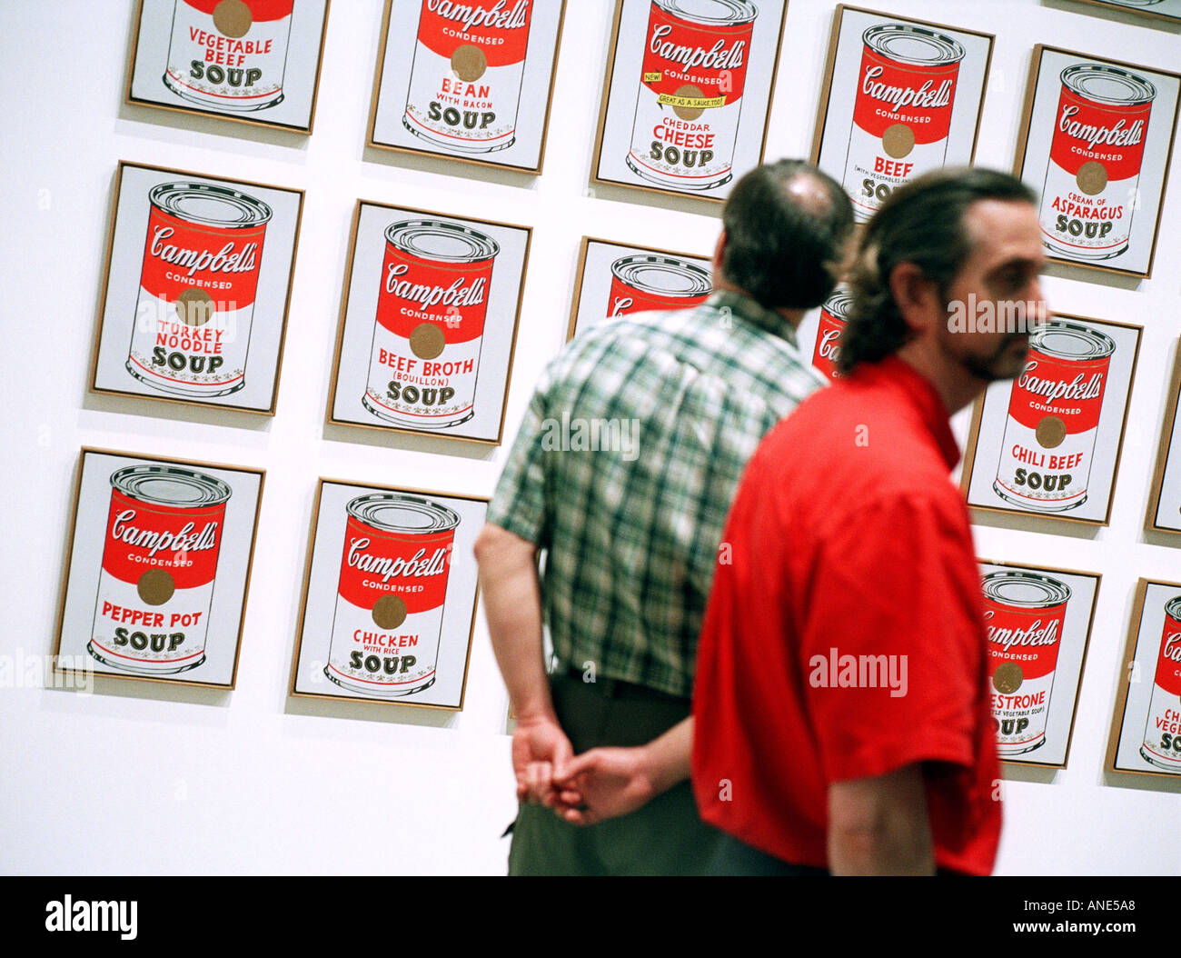 I visitatori del Museo di Arte Moderna s nuovi quartieri in Long Island City Queens Foto Stock