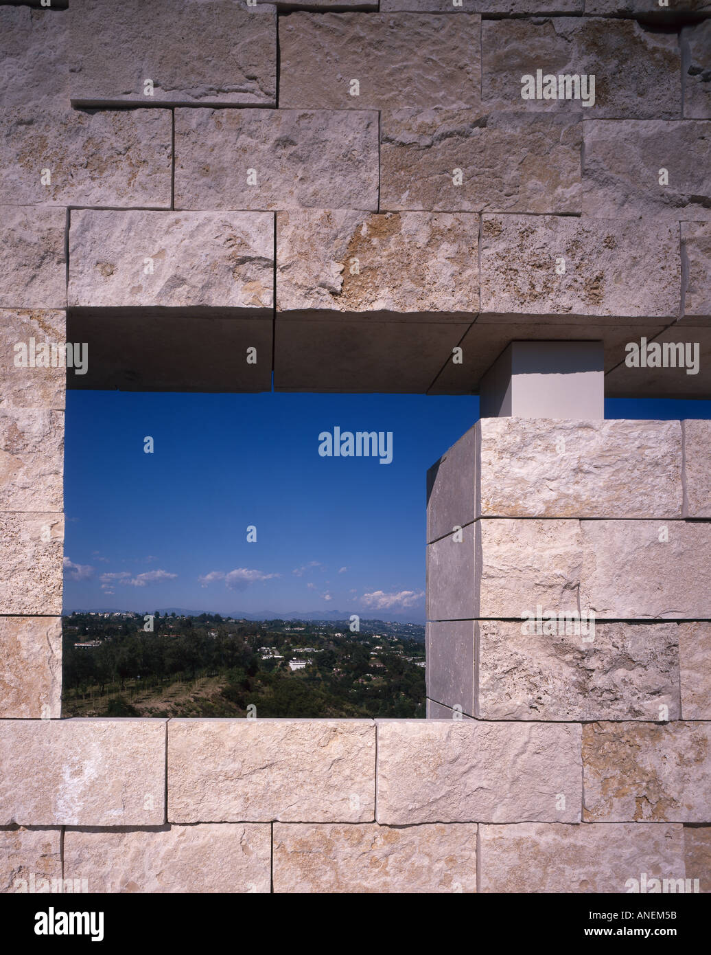 Il Getty Center di Los Angeles, California, 1984 - 1997. Architetto: Richard Meier Foto Stock