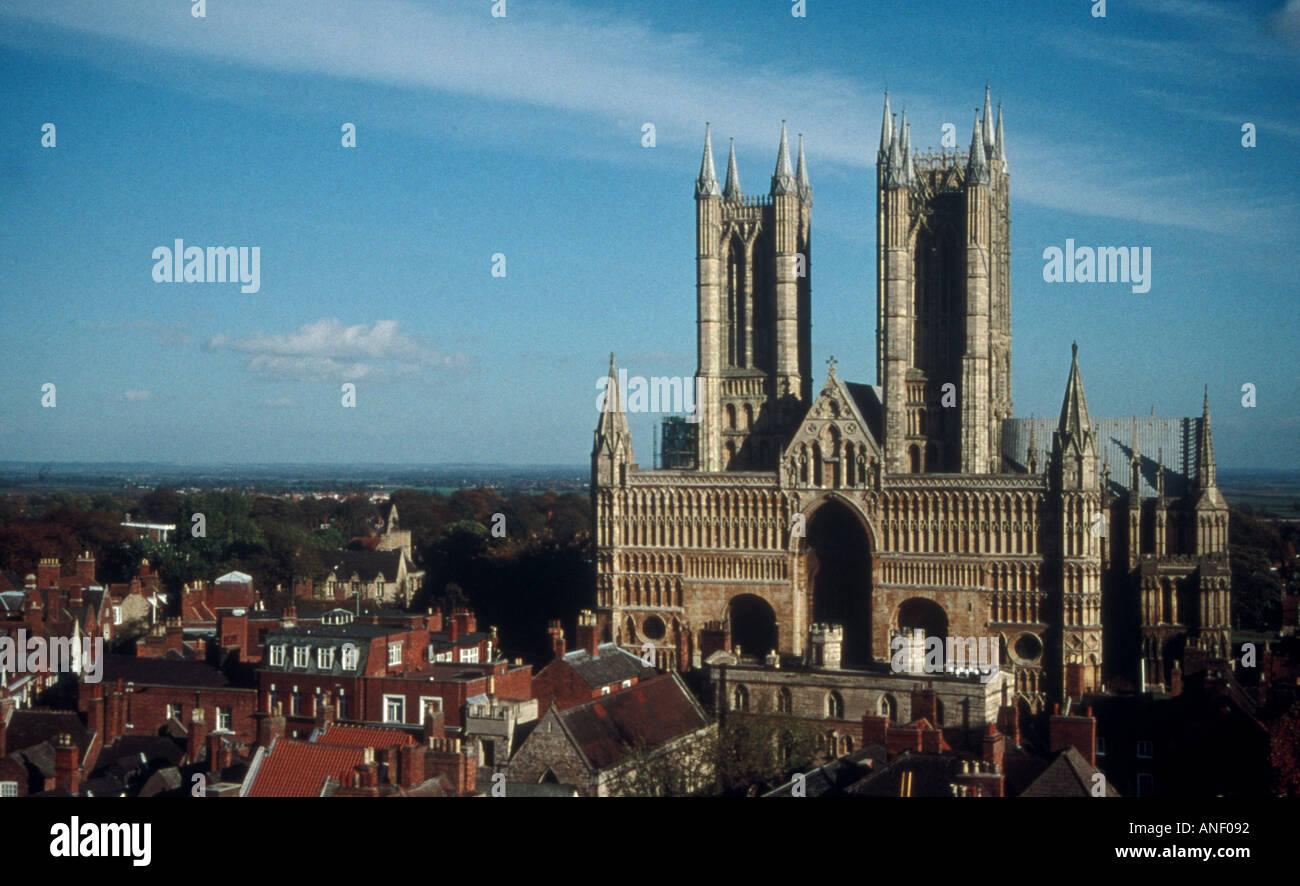 Le Twin Towers Lincoln Foto Stock