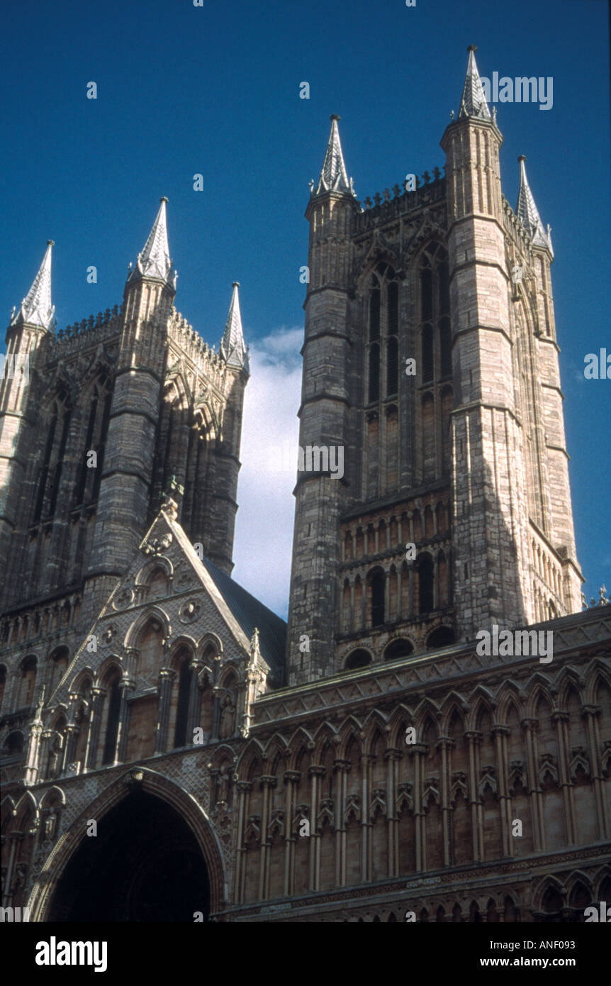 Le Twin Towers Lincoln Foto Stock