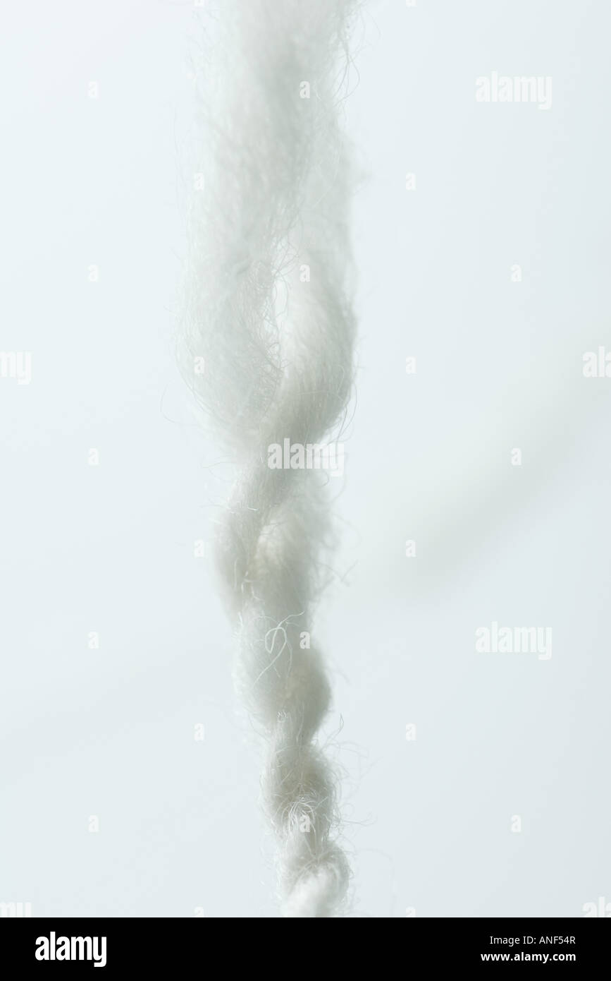 Intrecciato di fibre di cotone Foto Stock