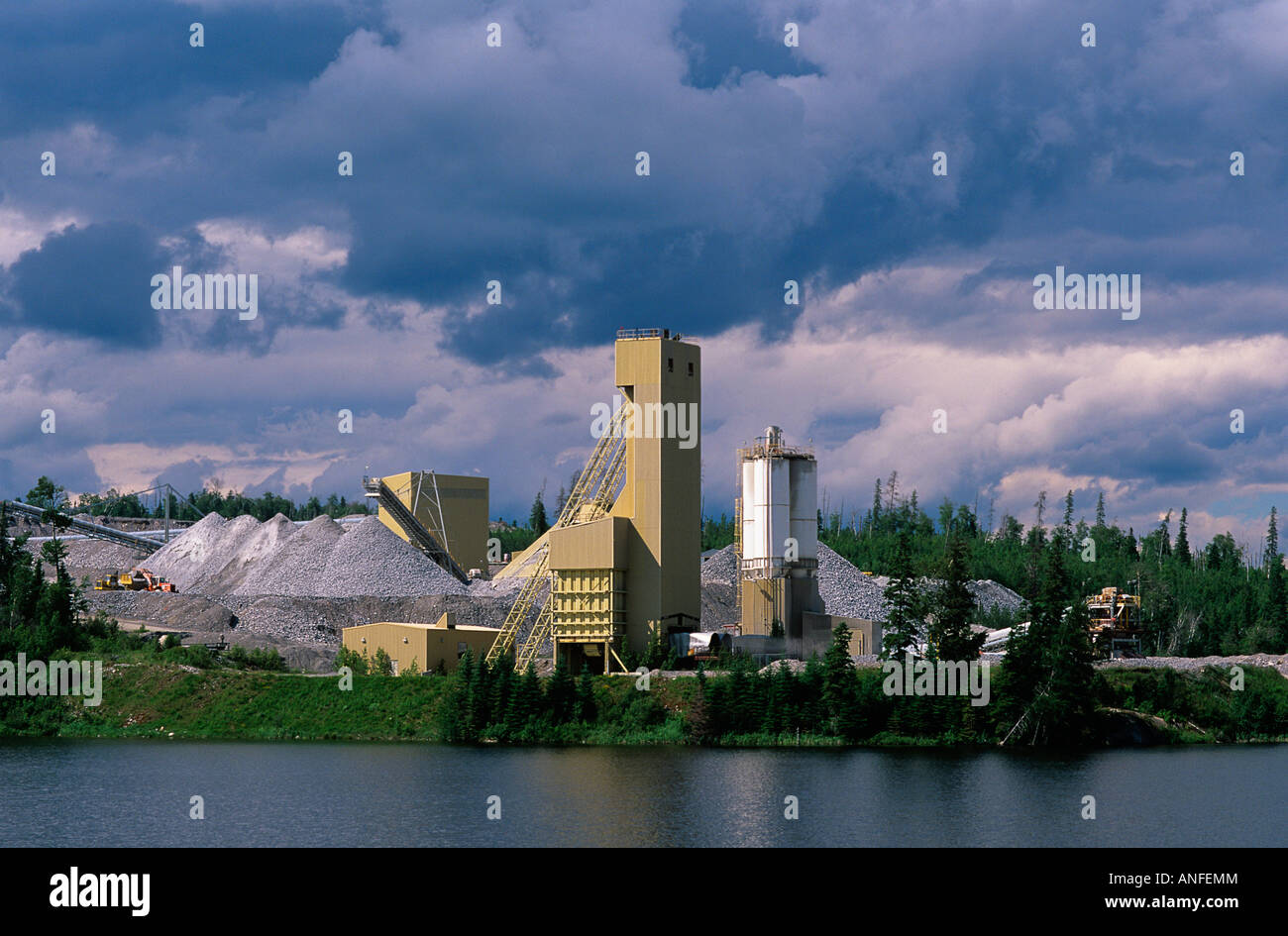 Miniera di Williams, Nord Atans, Ontario, Canada, Foto Stock