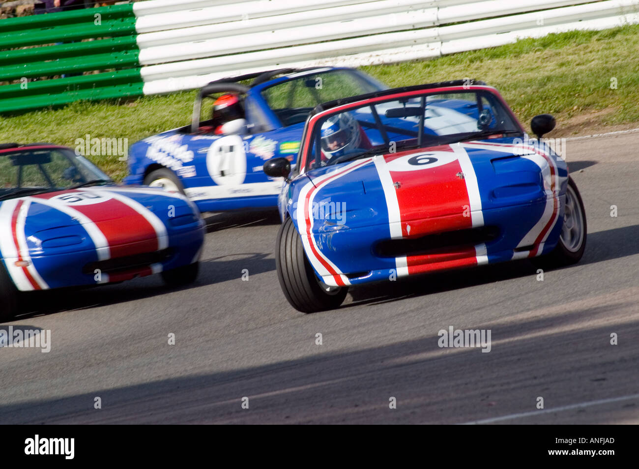 Motor Racing Mallory Park Hinckley Leicestershire Foto Stock