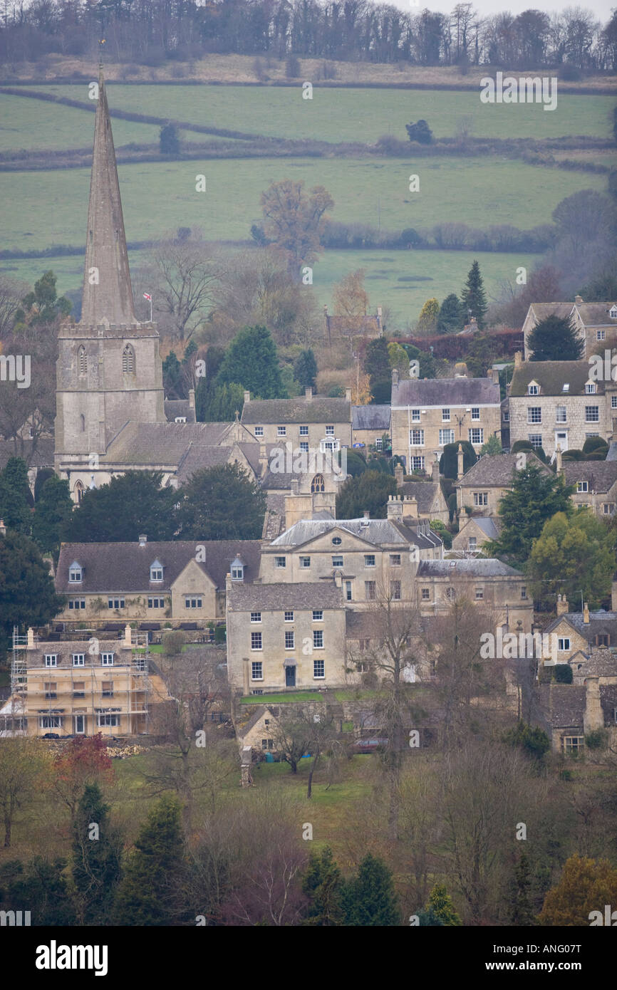 Villaggio Painswick Nr Stroud Gloucestershire Foto Stock