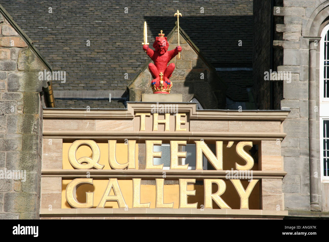 La Queen's Gallery è una galleria d'arte a Edimburgo, Scozia. Foto Stock