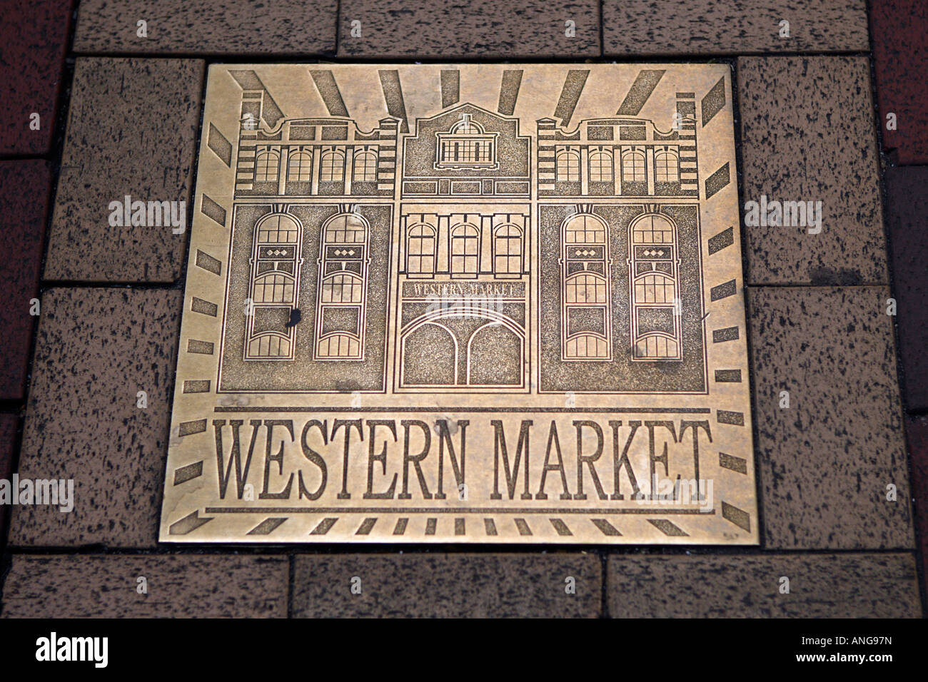 Mercato Occidentale di Hong Kong, Cina, Asia. Foto Stock