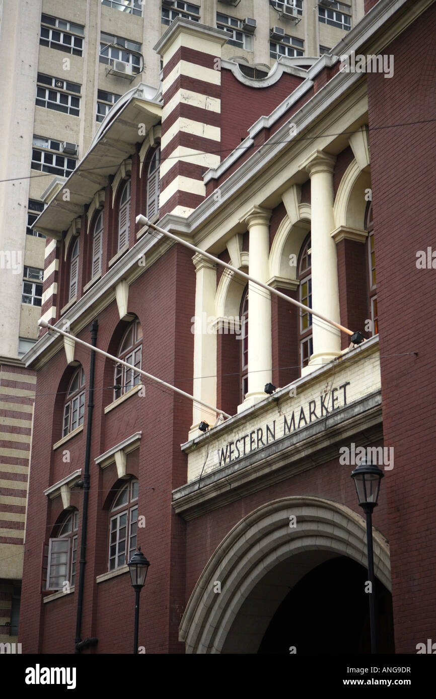 Mercato Occidentale di Hong Kong, Cina, Asia. Foto Stock