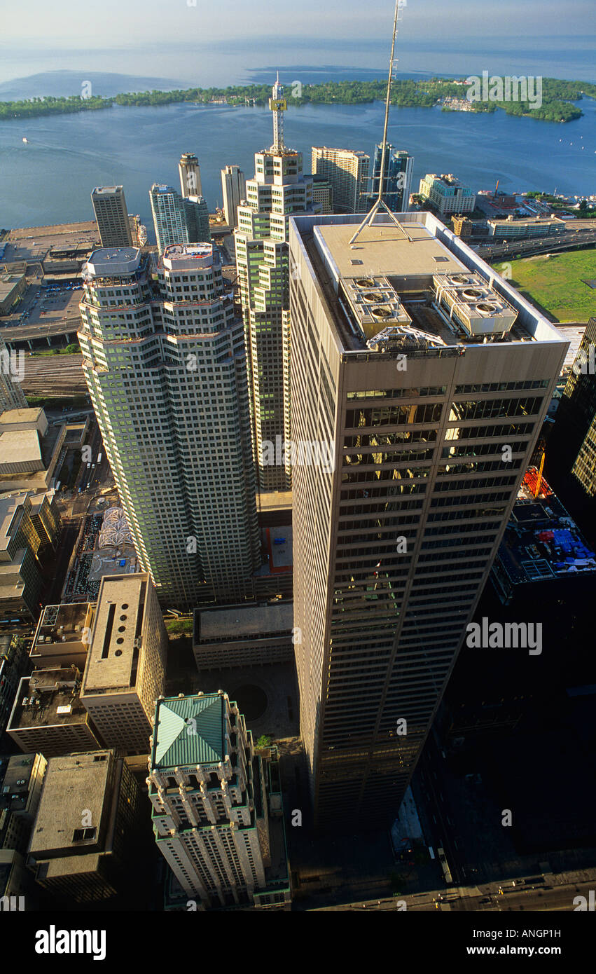 Grattacieli nel centro cittadino di Toronto, Ontario, Canada. Foto Stock