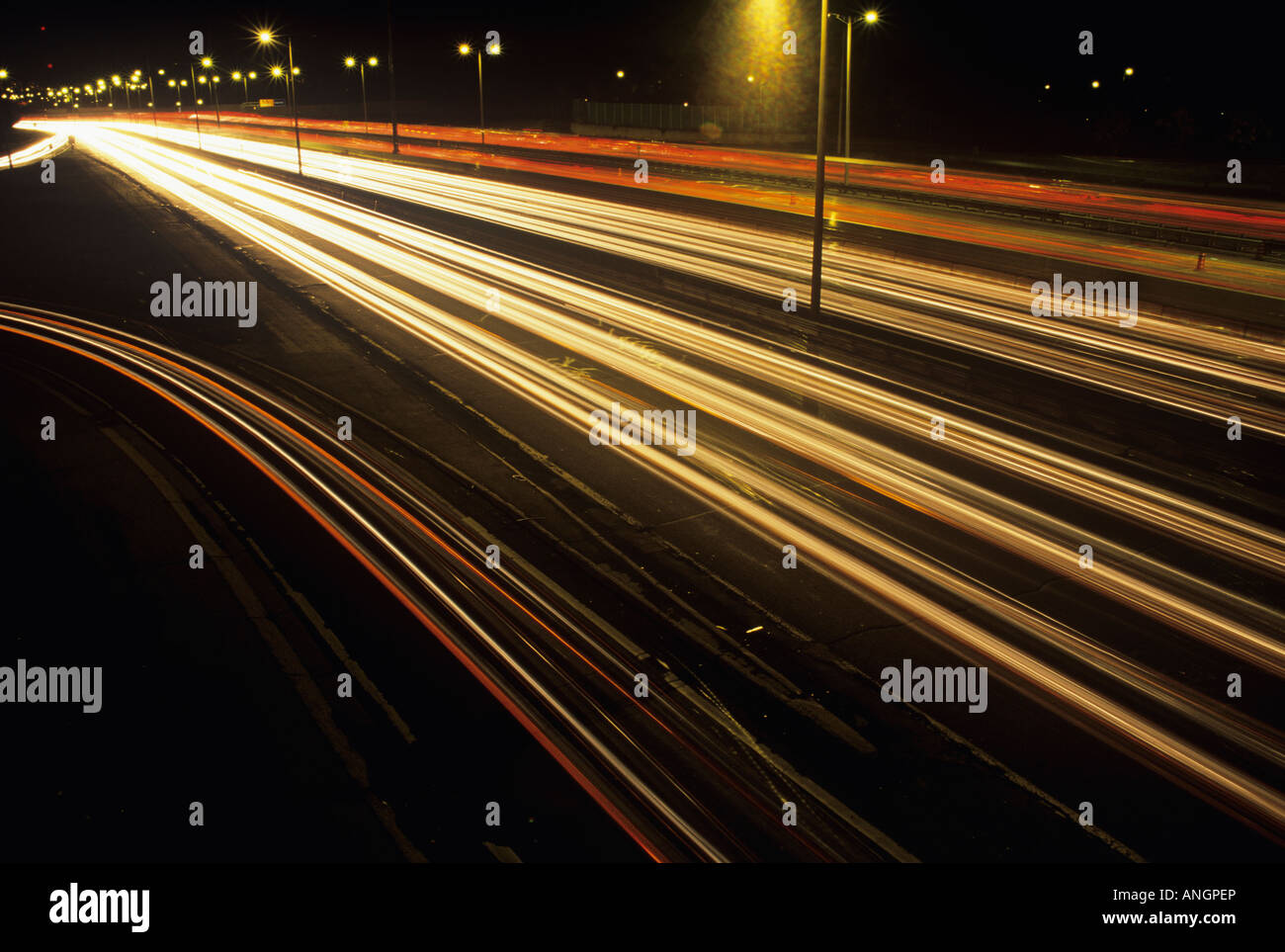 401 Expressway, Toronto, Ontario, Canada. Foto Stock