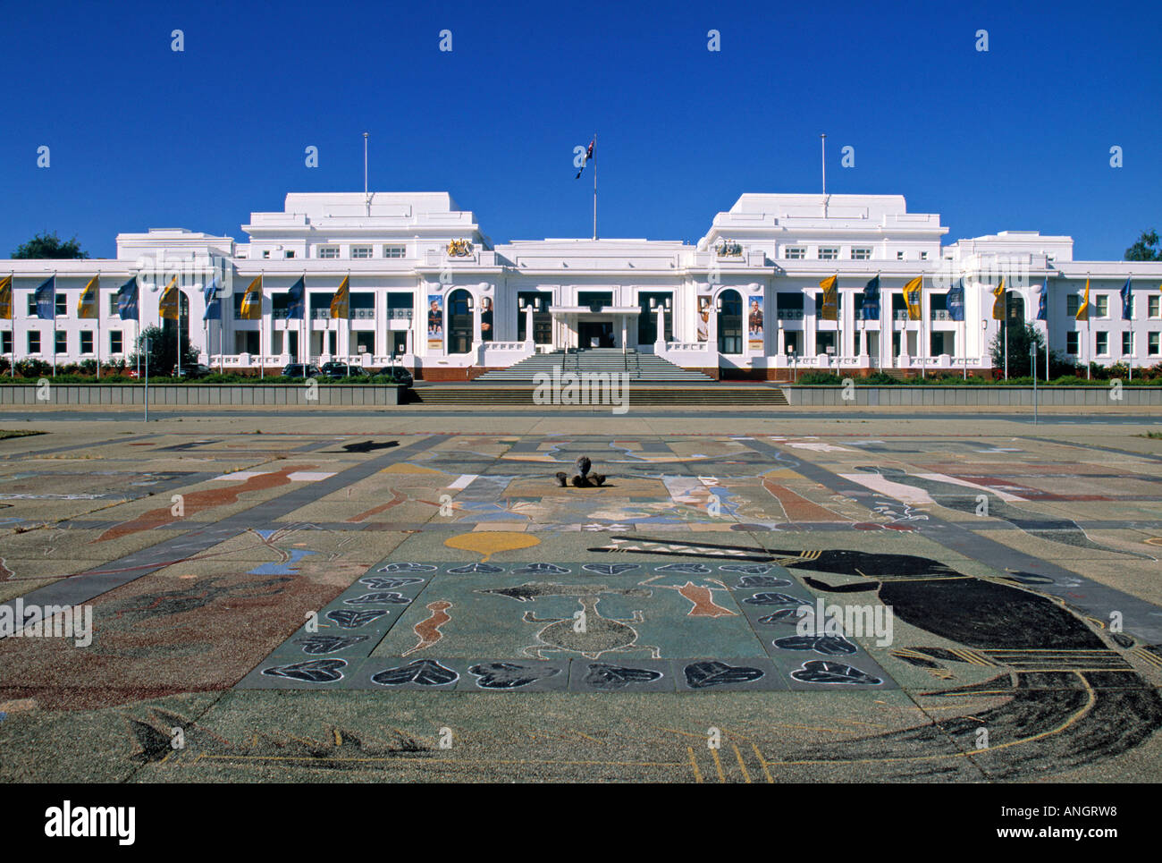 La vecchia sede del Parlamento, Canberra, ACT, Australia Foto Stock