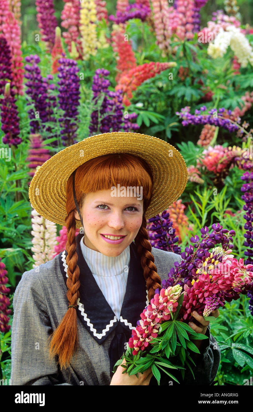 Attore, Anne di Green Gables, Prince Edward Island, Canada. Foto Stock