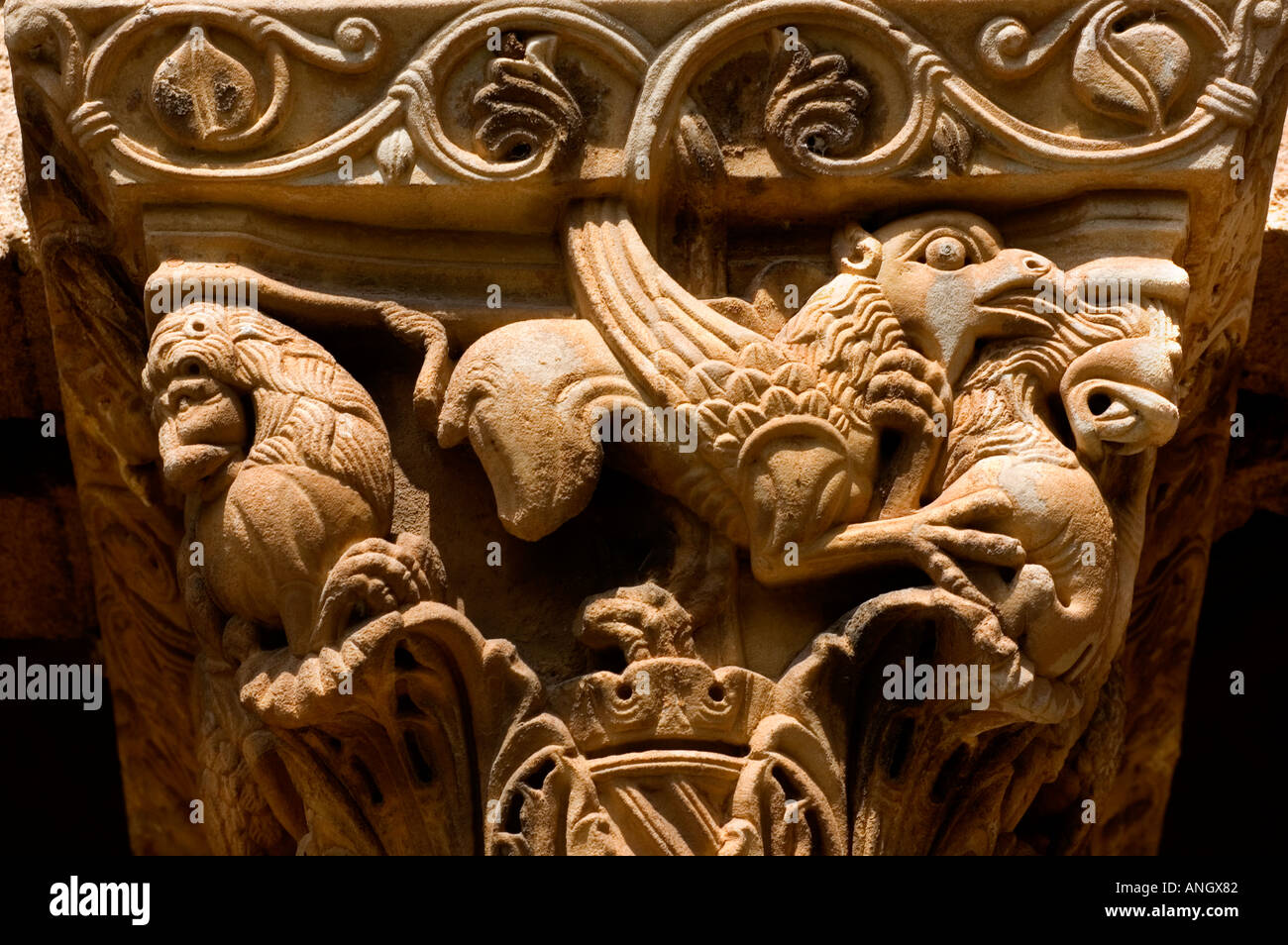 Cattedrale di Monreale, Cattedrale di Santa Maria Nuova di Monreale, Palermo, Sicilia, Grande esempio di architettura normanna, mosaici bizantini Foto Stock