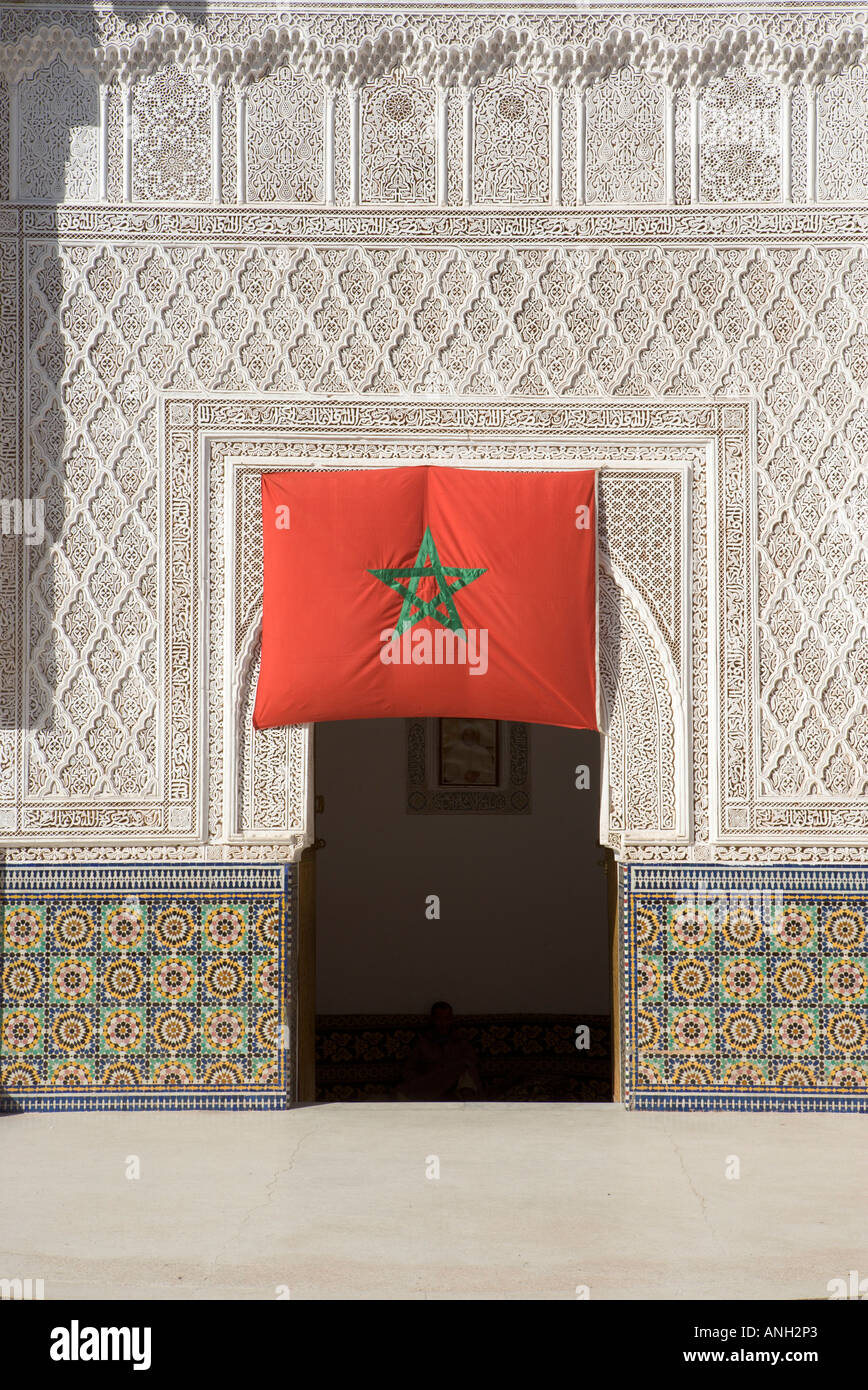 Sidi Bel Abbes moschea, Marrakech, Marocco Foto Stock