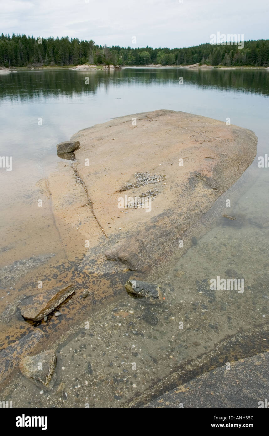 Baia stretta di Vinalhaven Isola, Maine. Foto Stock