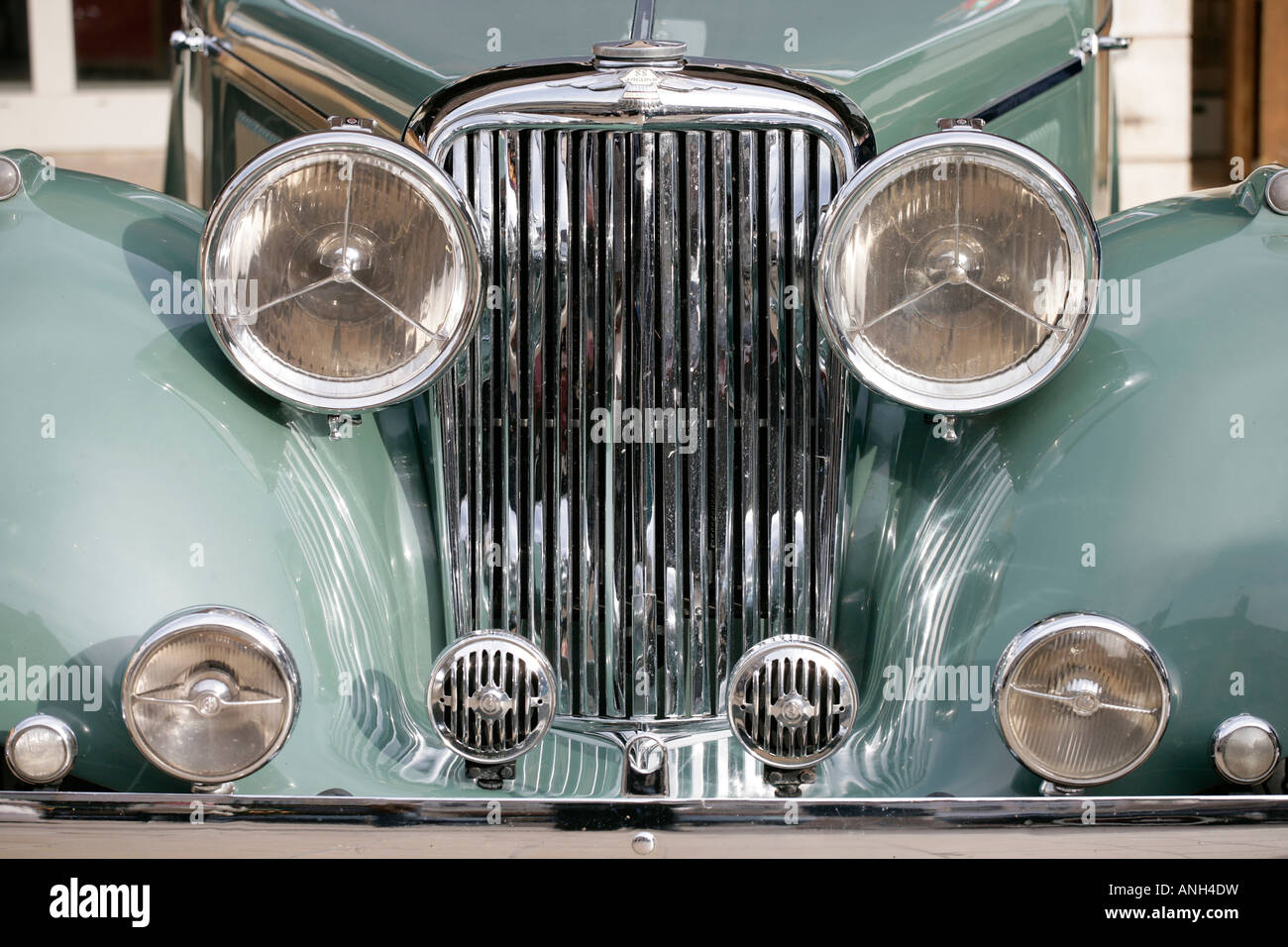 Dettaglio di una Delahaye nel 30Cravatte la vettura era un automobile di lusso oggi è una famosa collezione per gli amici di oldtimer Foto Stock