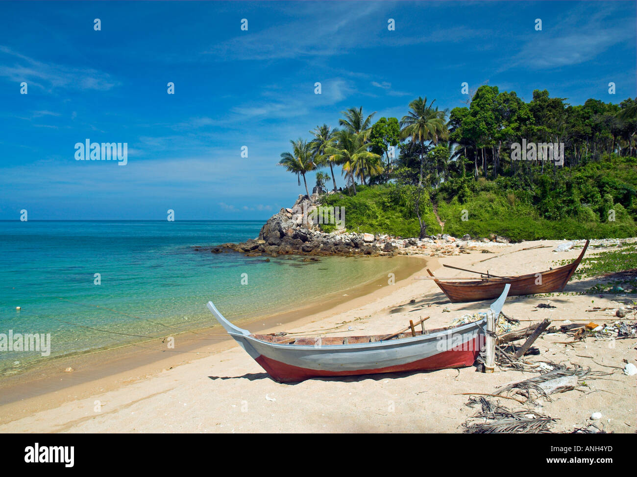 Hat Phra Ae (Phra Ae Beach), Ko Lanta, Andaman Sea Coast ,Thailandia Foto Stock