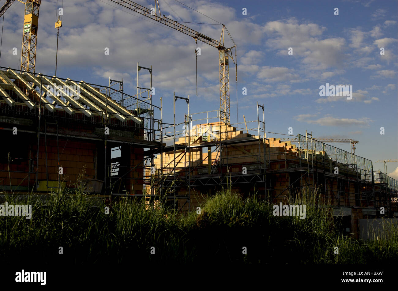 In Germania i siti di costruzione Foto Stock