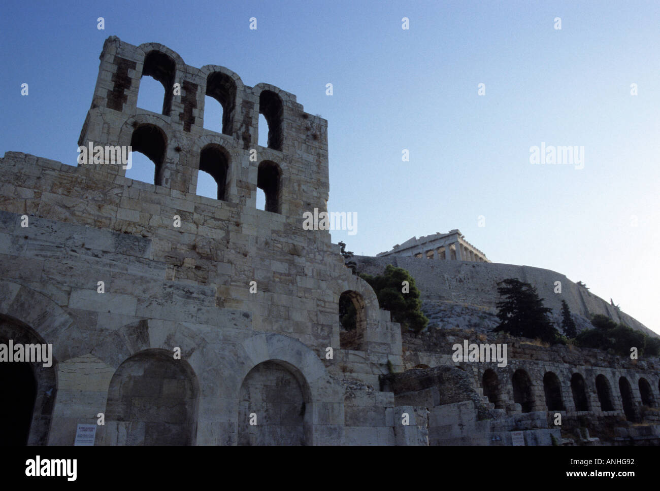 Grecia Acropoli di Atene Foto Stock