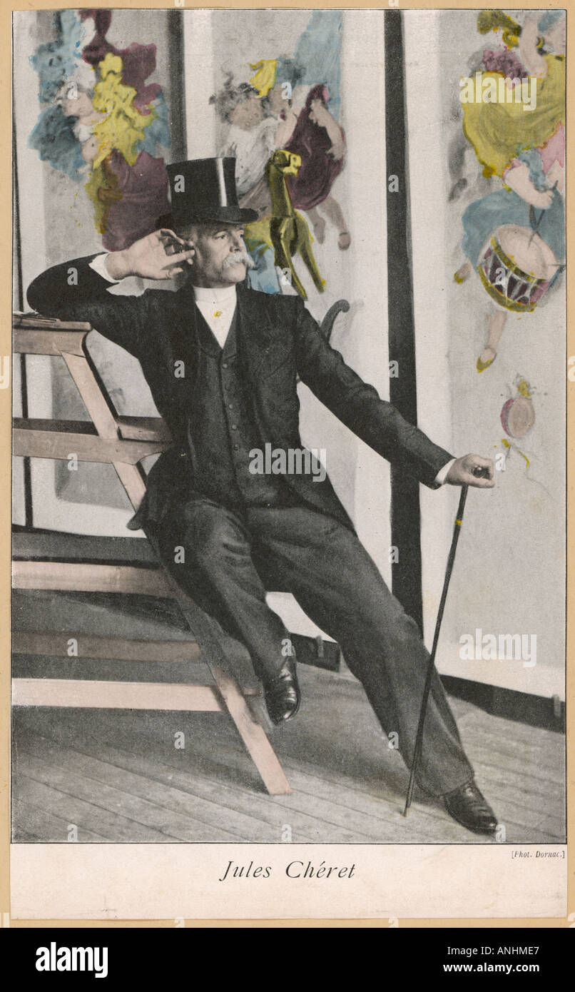 Jules Cheret P Contemp Foto Stock