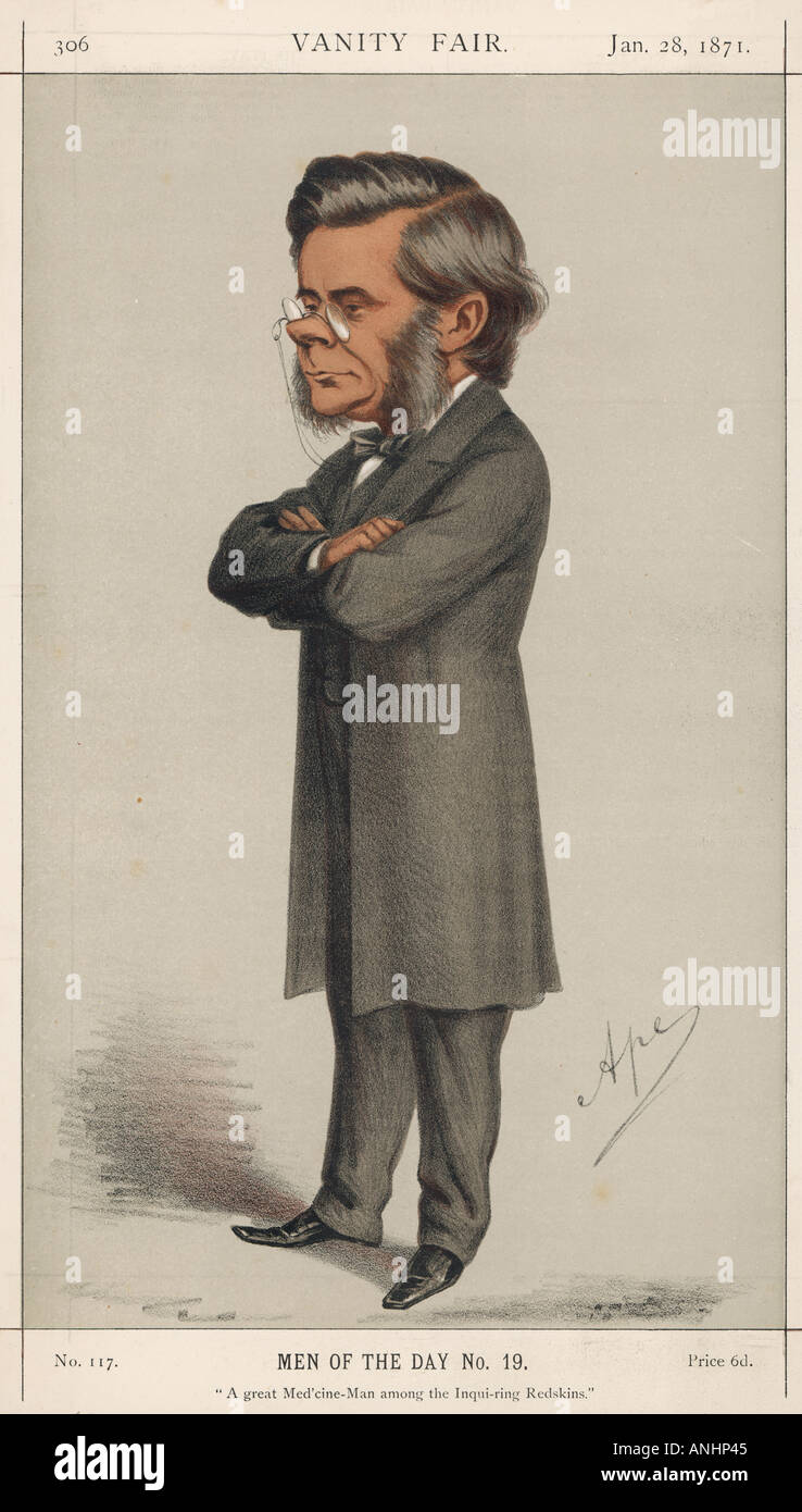 Huxley Vanity Fair Ape Foto Stock