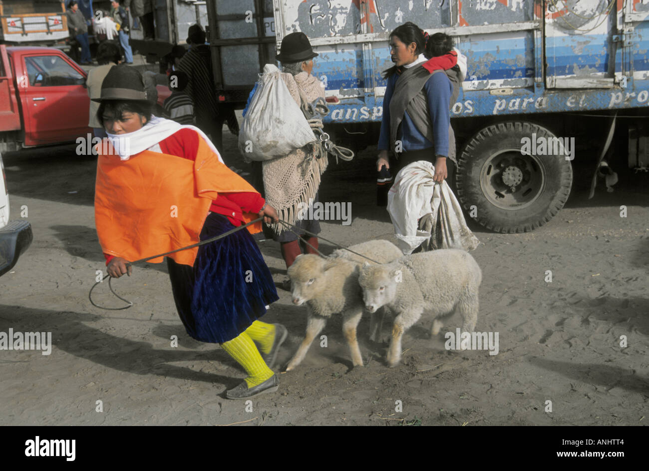 Ecuador mercato Saquisili Foto Stock