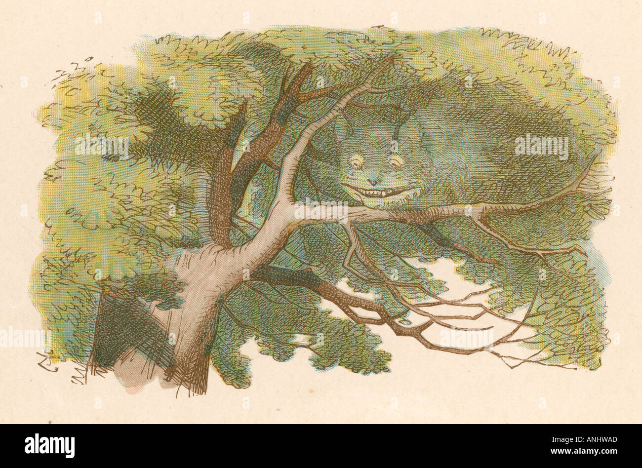 Carroll Cheshire cat Foto Stock