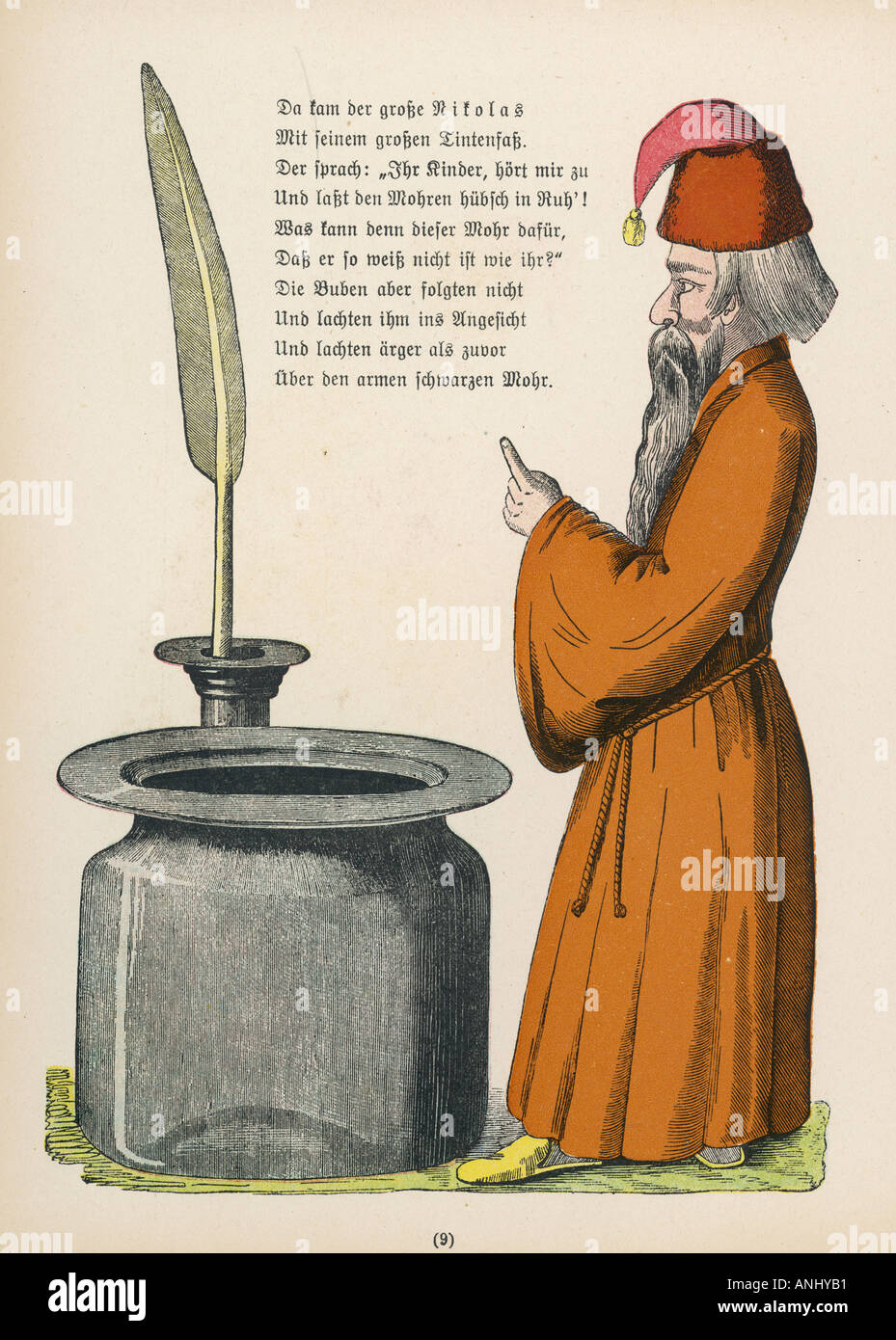 Hoffmann Inky ragazzi racconto Foto Stock