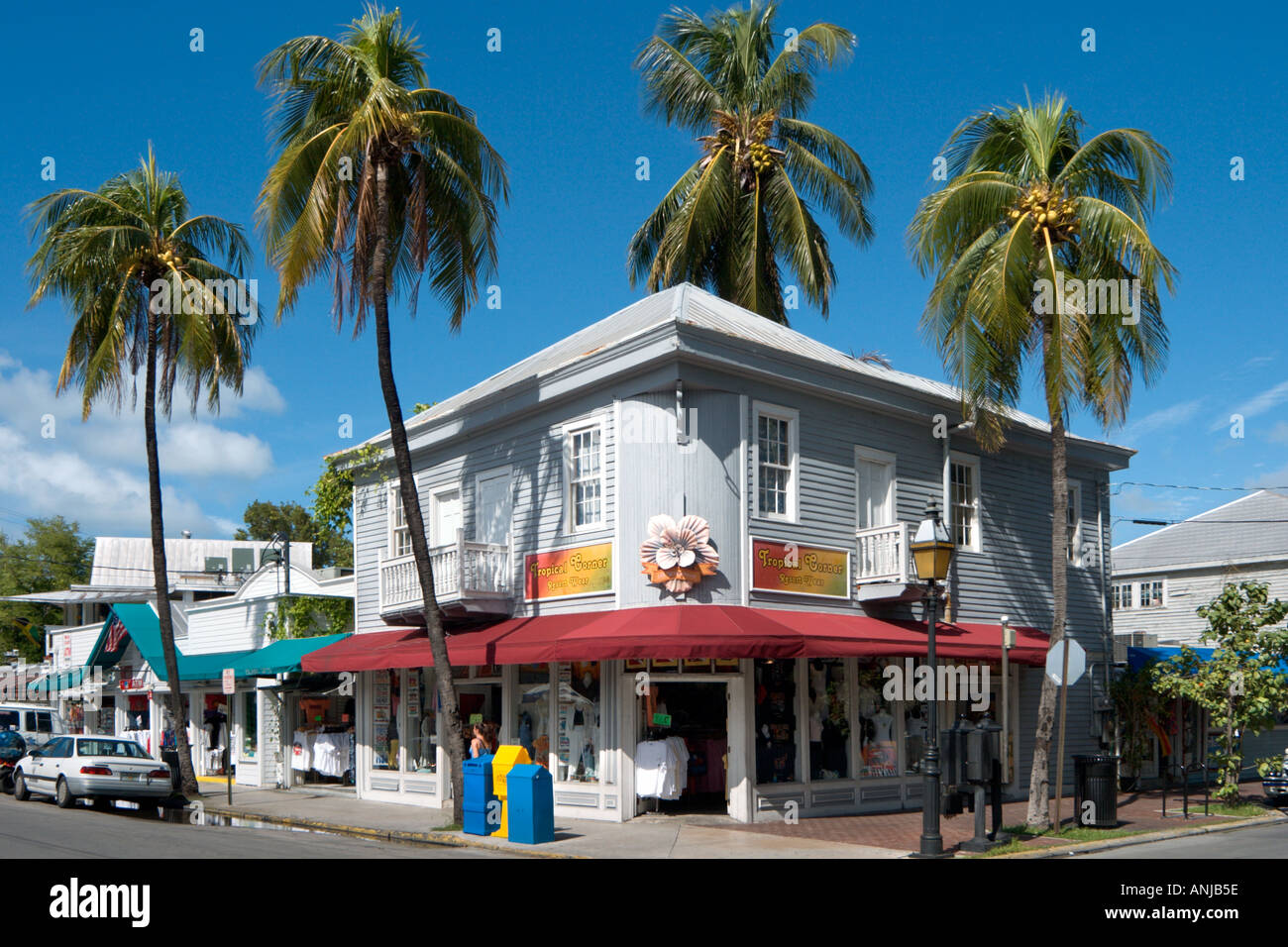 Il centro storico, Key West, Florida, Stati Uniti d'America Foto Stock