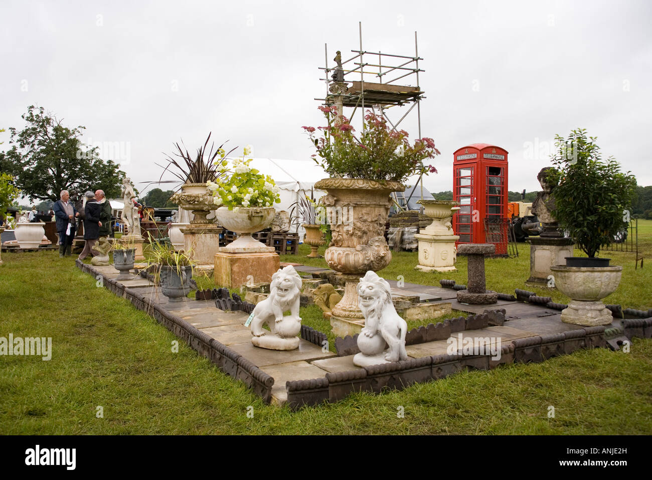 Hertfordshire Knebworth House Salvo bonifica architettonico presenta la fiera Foto Stock