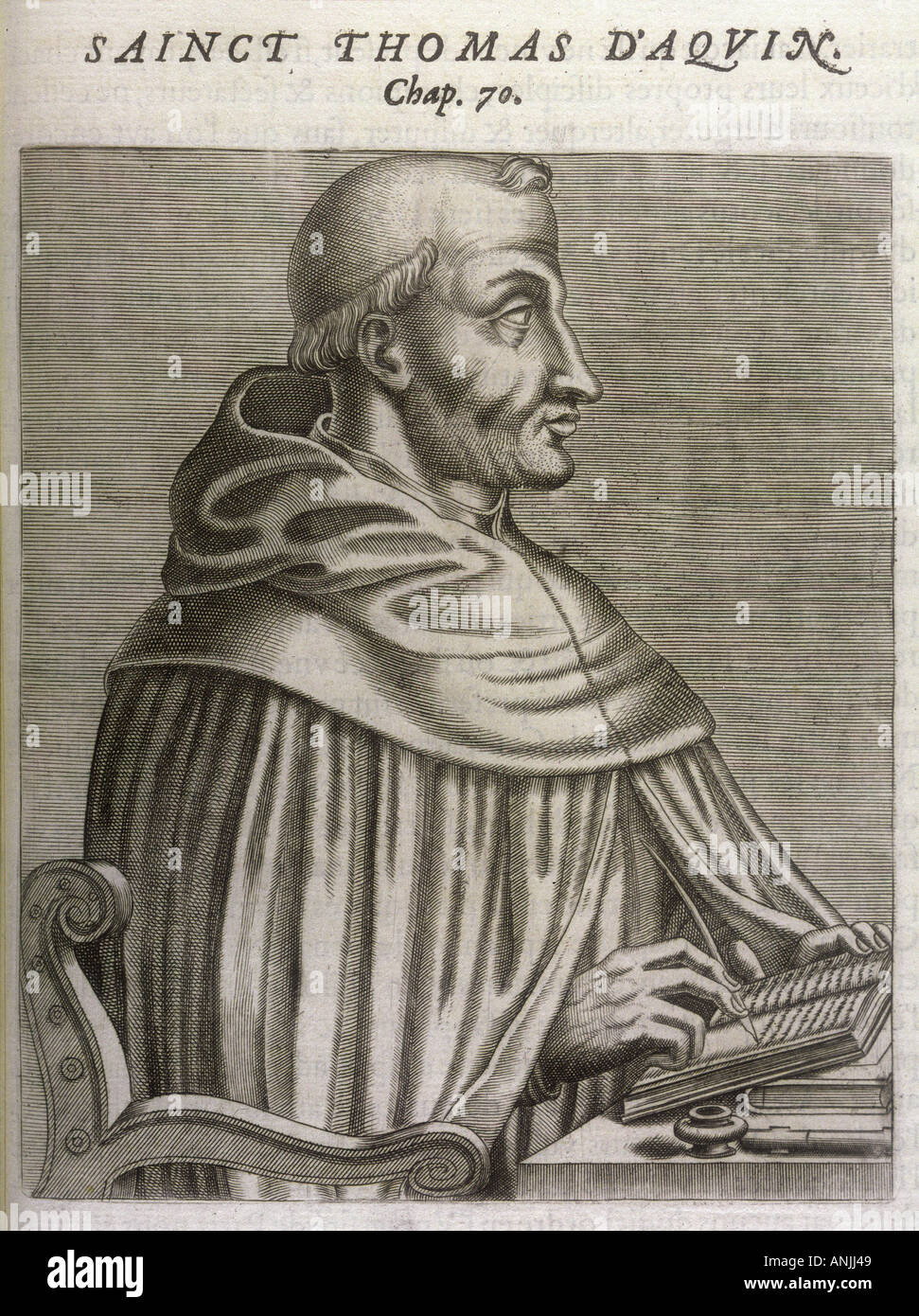 Thomas Aquinas Foto Stock