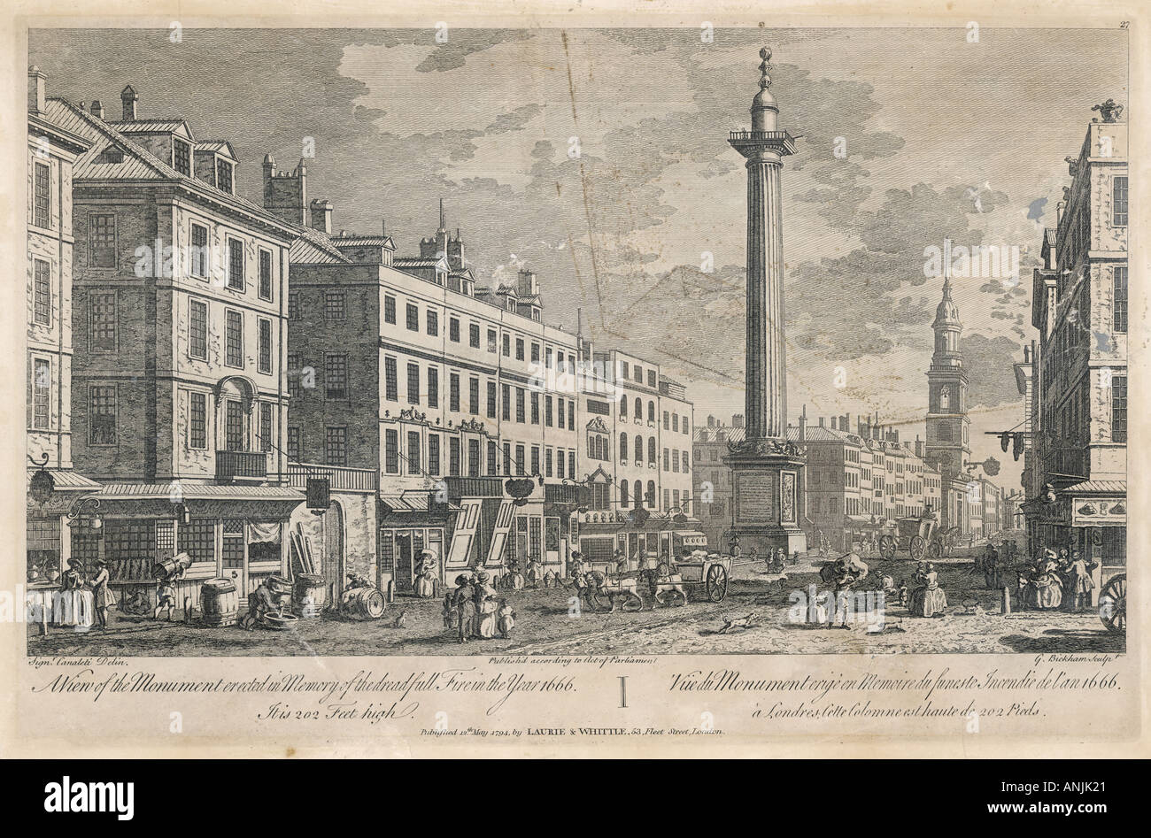 Inghilterra Londra monumento Foto Stock