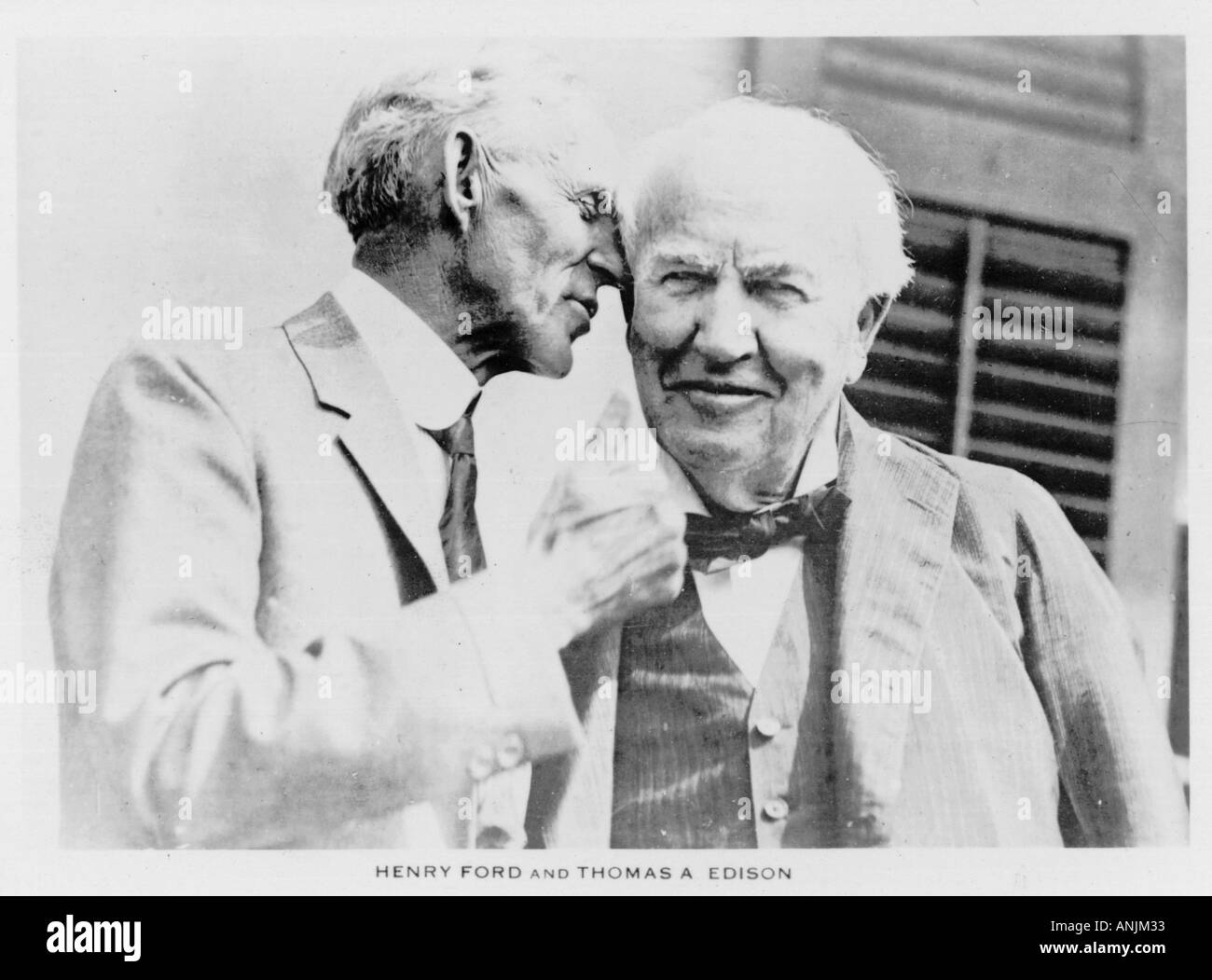 Thomas Alva Edison Foto Stock