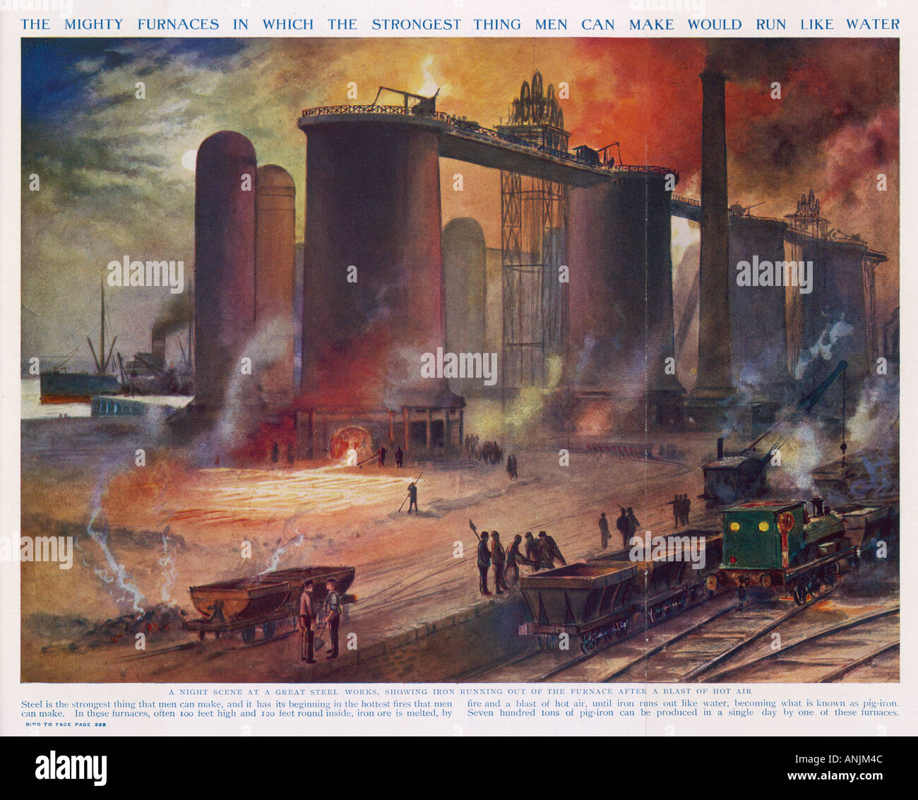 Industria Acciaio Metalli Foto Stock