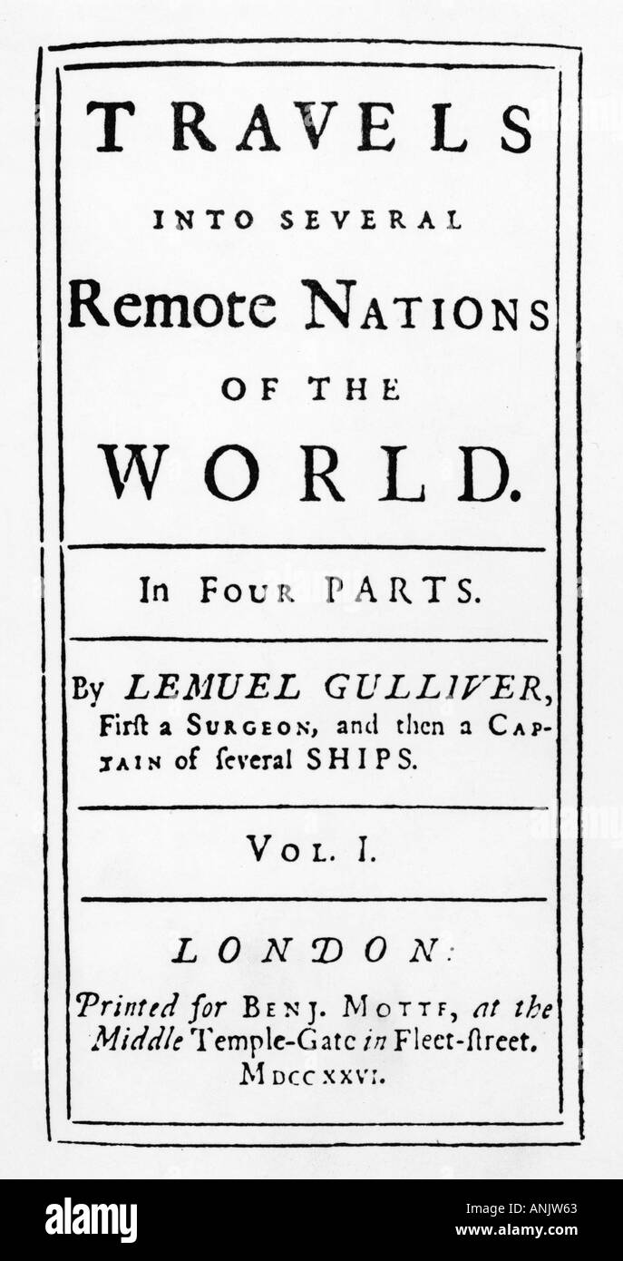 Gulliver 1a edizione Foto Stock