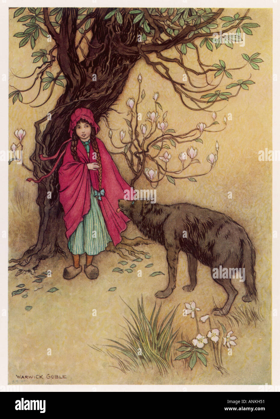 Red Riding Hood W. Goble Foto Stock