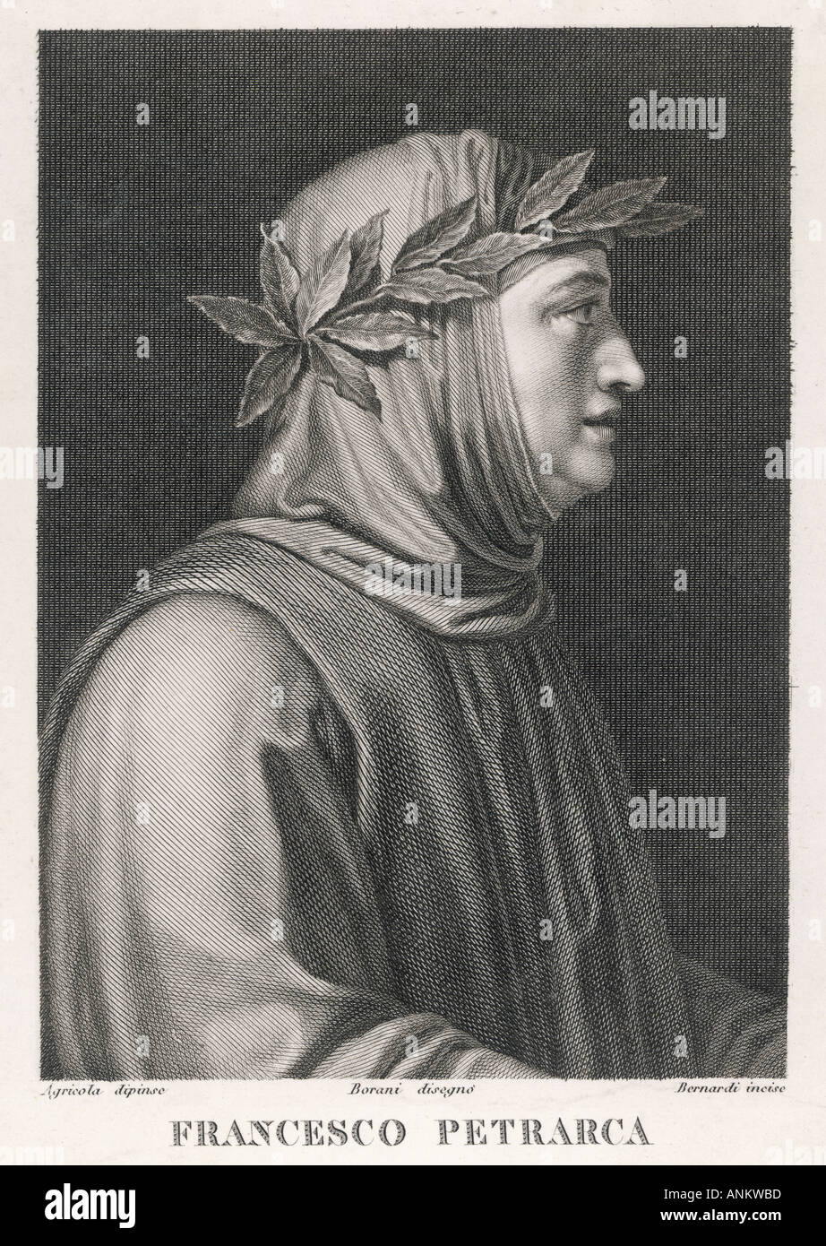 Il Petrarca Agricola Foto Stock