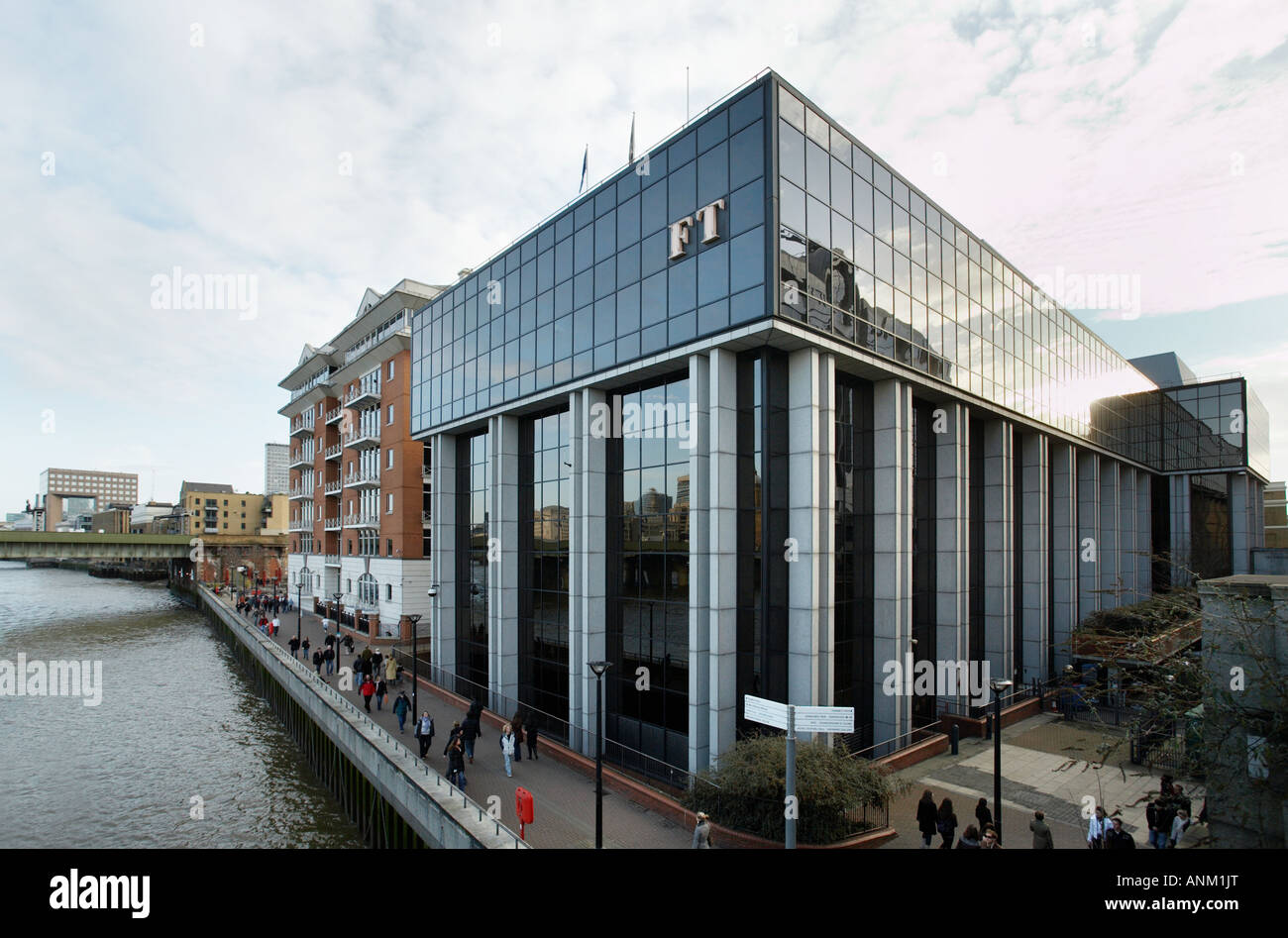 FT Financial Times HQ edificio per uffici a Londra England Regno Unito Foto Stock
