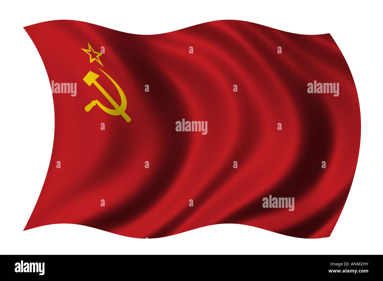 Bandiera dell'Unione Sovietica Foto Stock