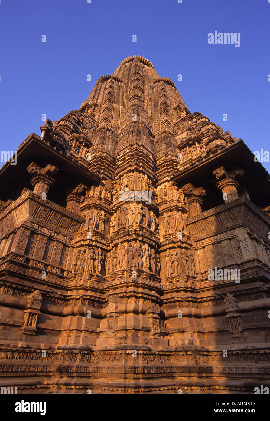 Vishvanatha tempio indù di Khajuraho Foto Stock