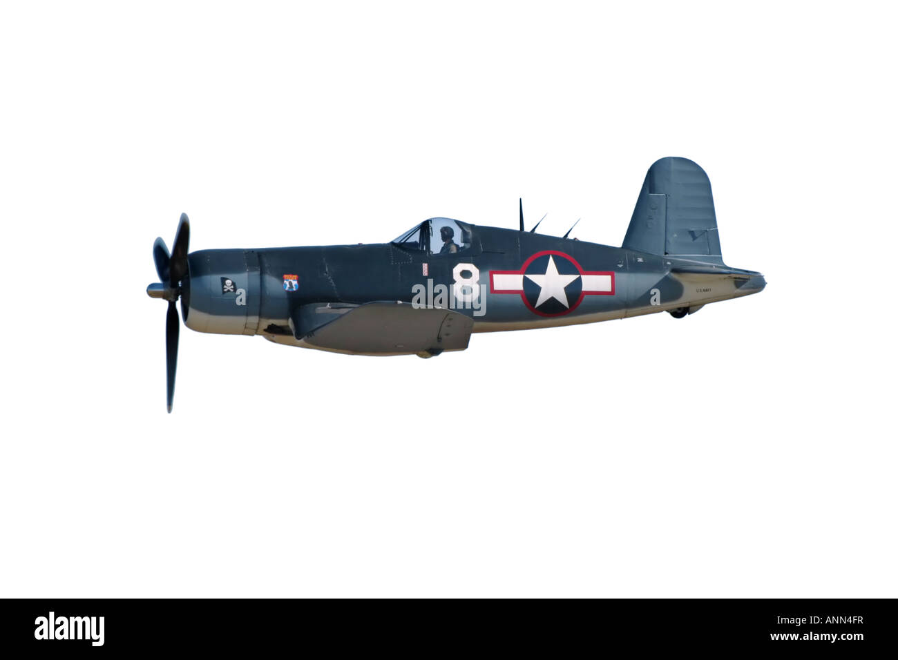 Una chance Vought Corsair un classico US Navy WW a carico del gestore fighter Foto Stock