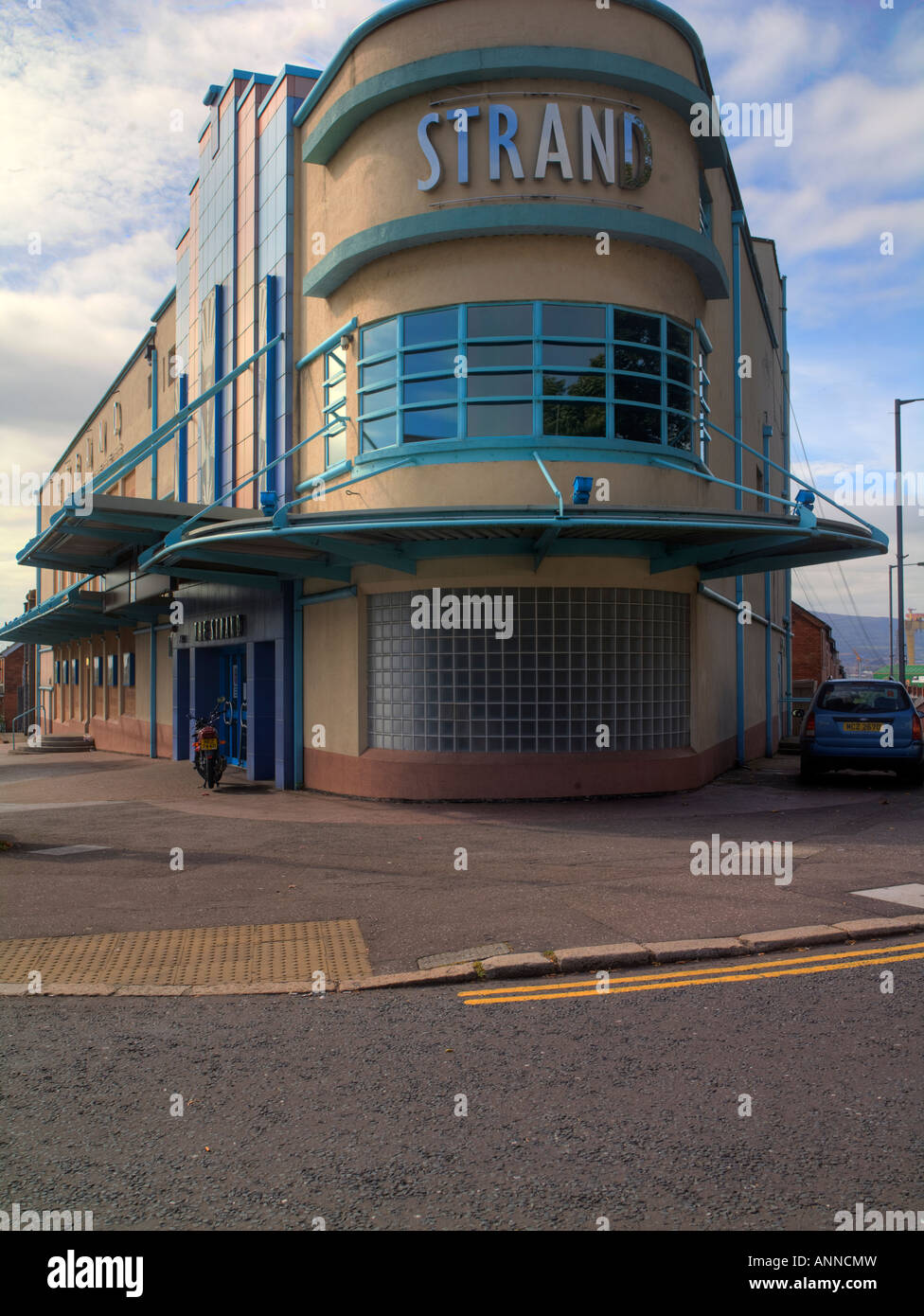 Strand cinema, Hollywood Road, Belfast, Irlanda del Nord Foto Stock