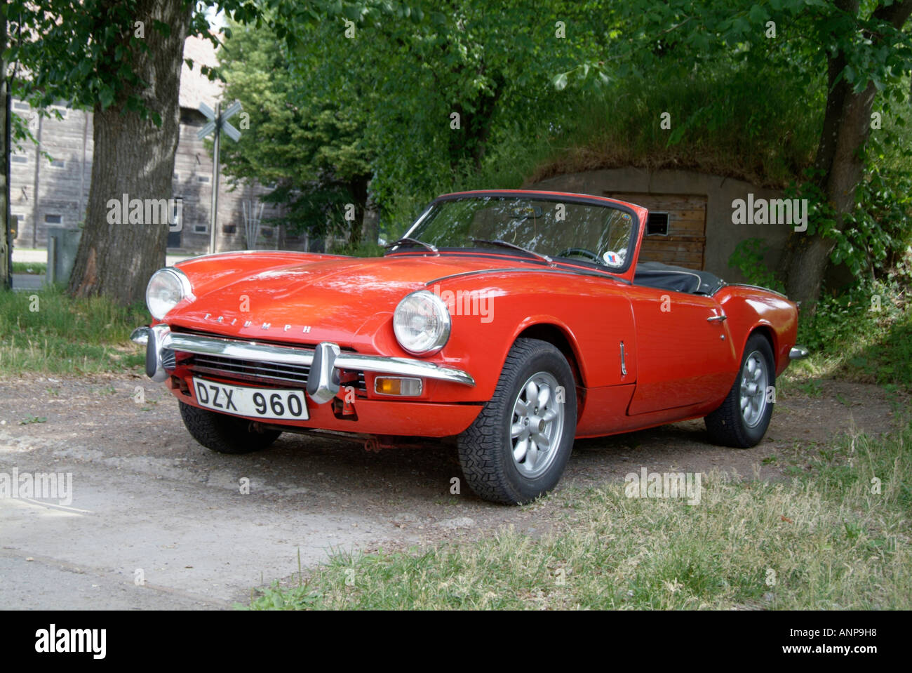 Trionfo, Spitfire, inglese, sportscar, sport, auto convertibili, classic, 2, due posti, sedili, softop, morbido, superiore Foto Stock