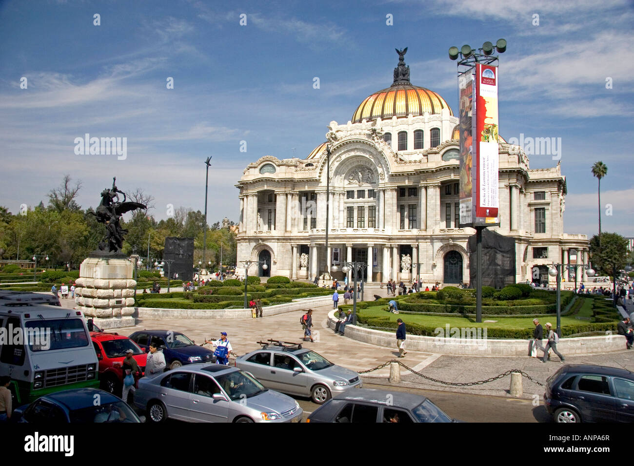 Il Palazzo delle Belle Arti di Città del Messico MESSICO Foto Stock