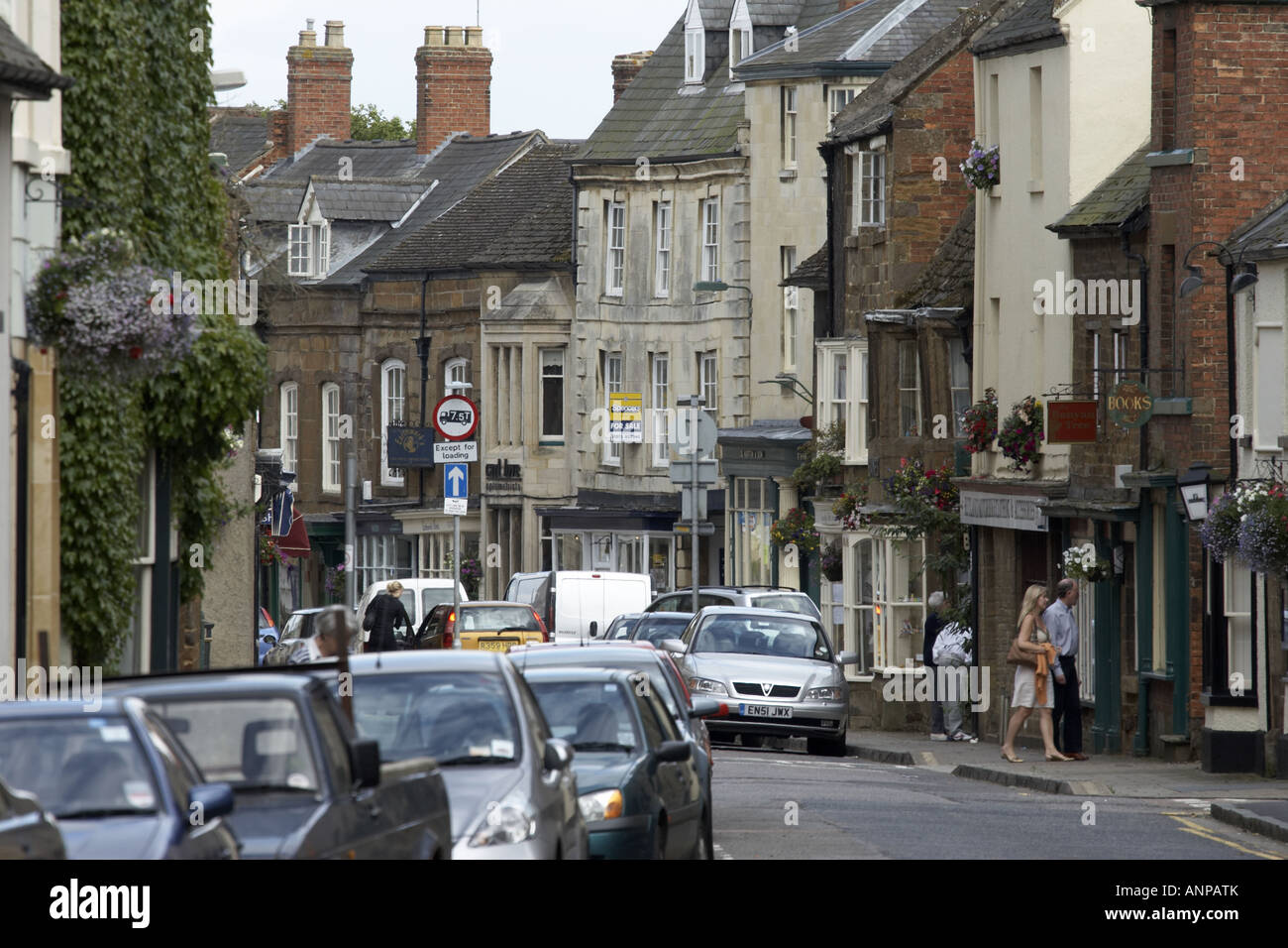 A Uppingham Rutland Leicestershire East Midlands Gran Bretagna UK 2012 Viaggi turismo villaggi città mercato Foto Stock