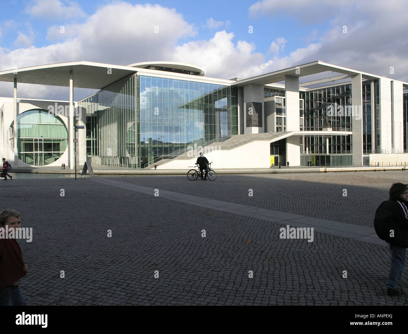 Nuovo Bundestag edificio di Berlino Germania Foto Stock