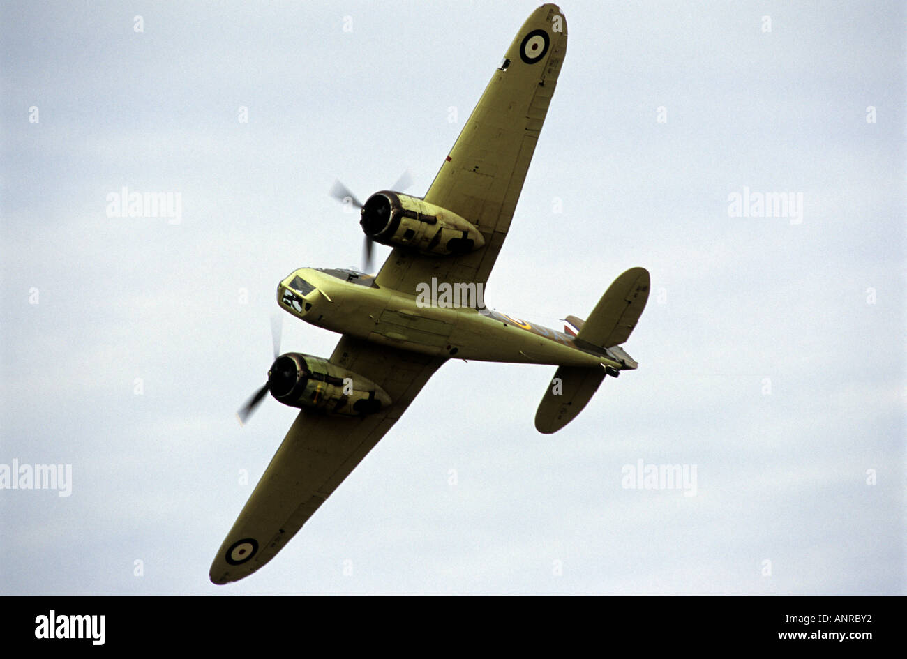 Bristol Blenheim Mk.IV (G-BPIV) dell'aeromobile restauro Company, Duxford, Rougham Airfield, Bury St Edmounds, Suffolk, Regno Unito. Foto Stock